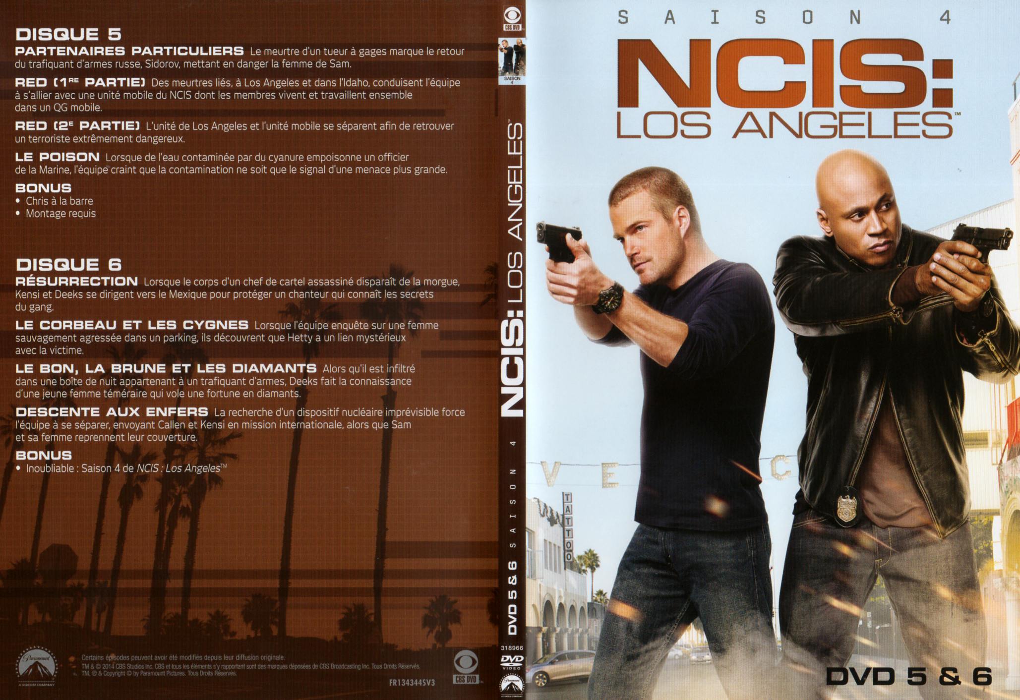 Jaquette DVD NCIS Los Angeles Saison 4 DVD 3