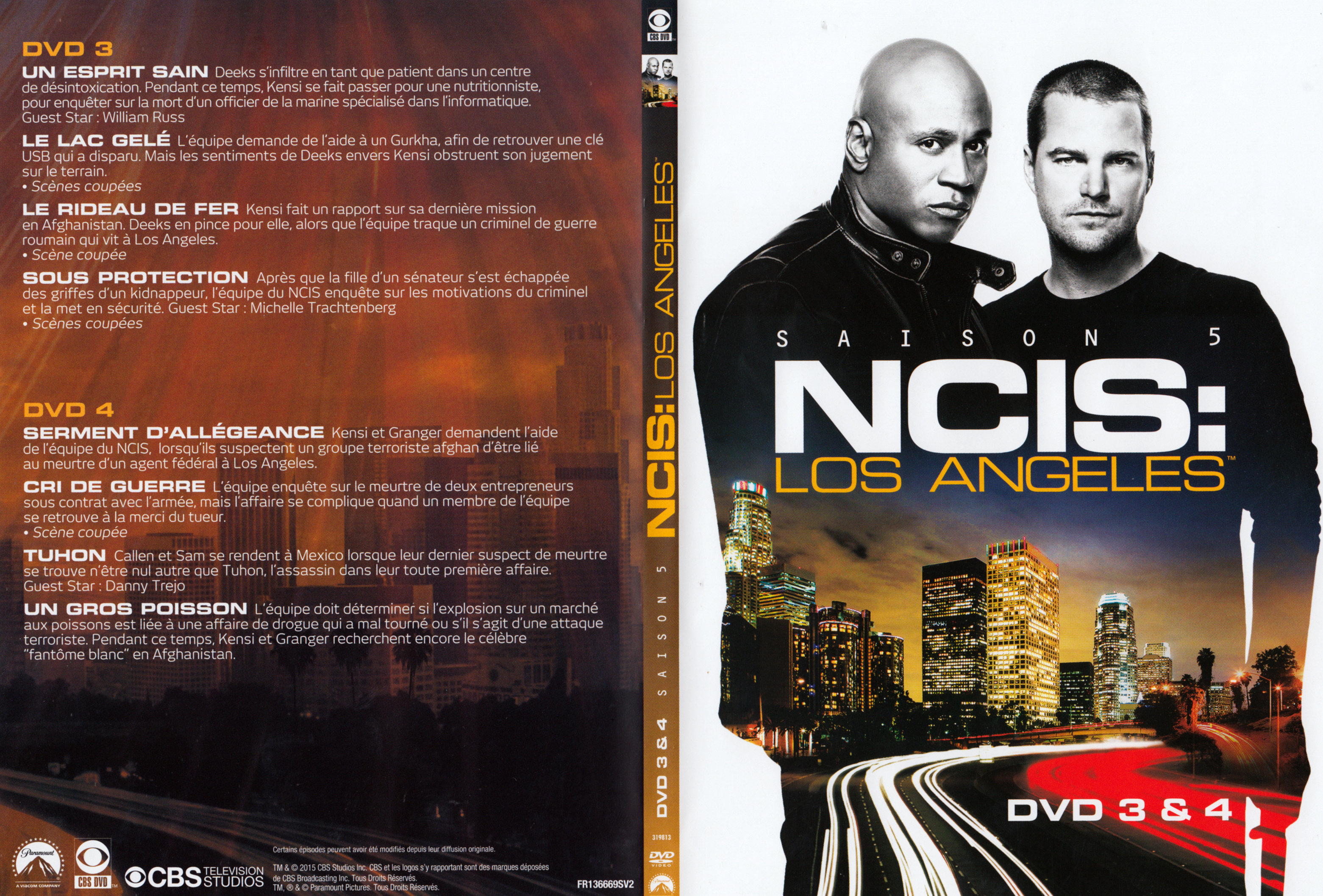 Jaquette DVD NCIS Los Angeles Saison 5 DVD 2