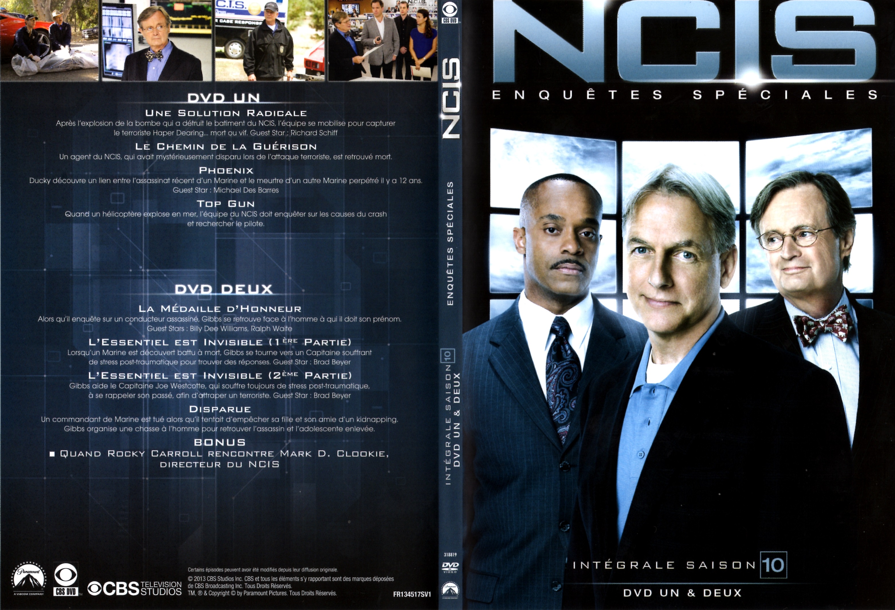 Jaquette DVD NCIS Saison 10 DVD 1