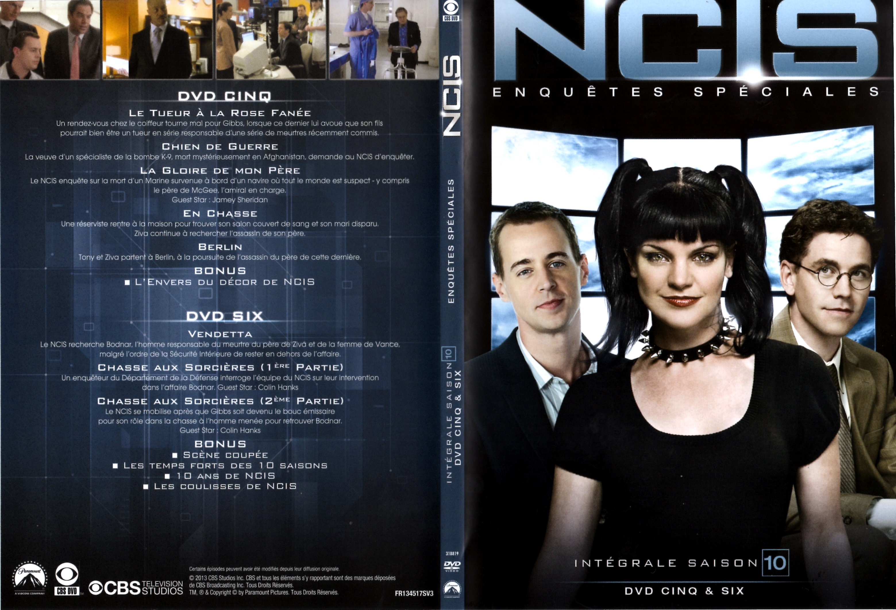 Jaquette DVD NCIS Saison 10 DVD 3