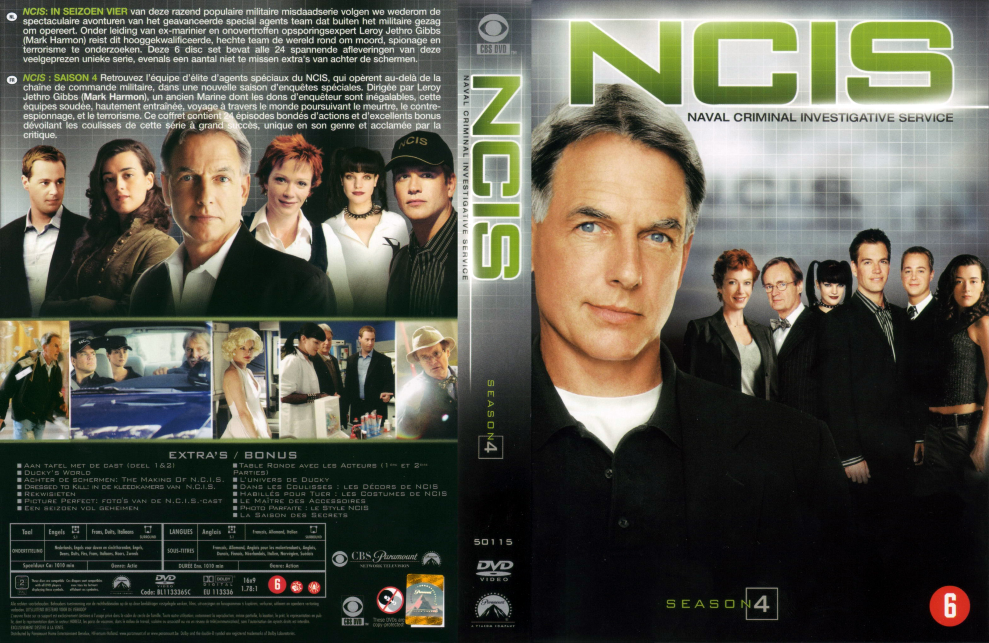 Jaquette DVD NCIS Saison 4 COFFRET