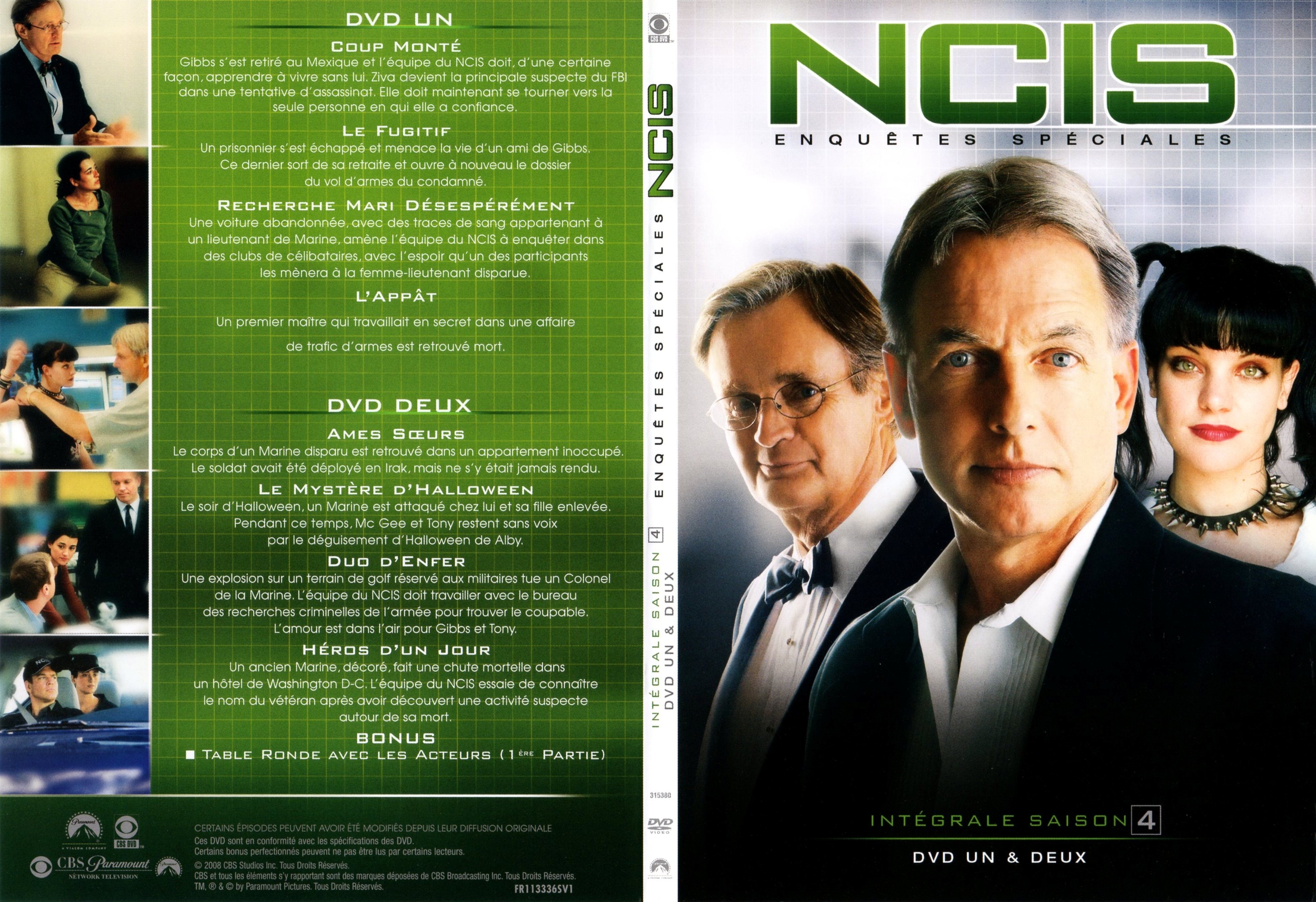 Jaquette DVD NCIS Saison 4 DVD 1