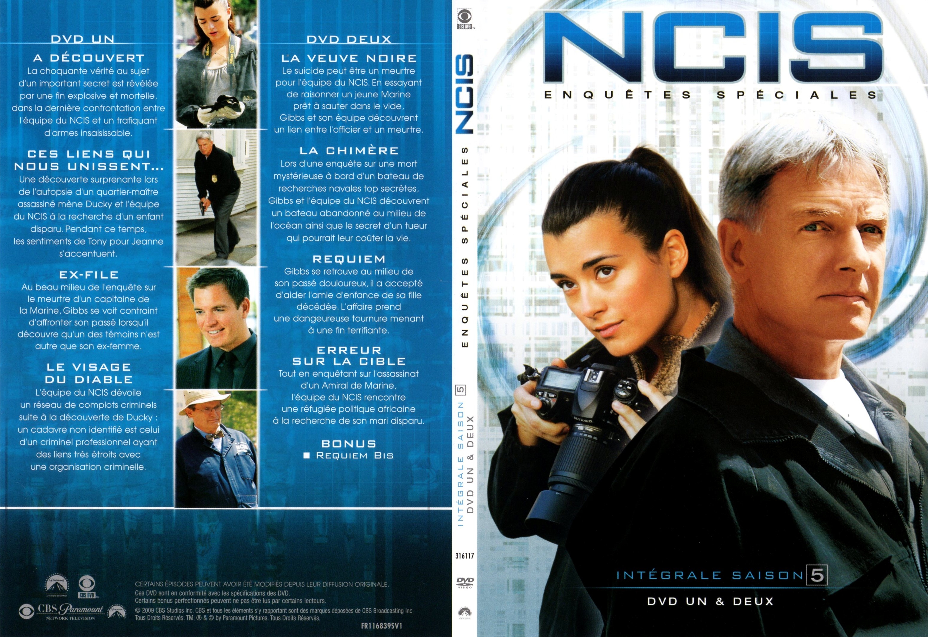 Jaquette DVD NCIS Saison 5 DVD 1