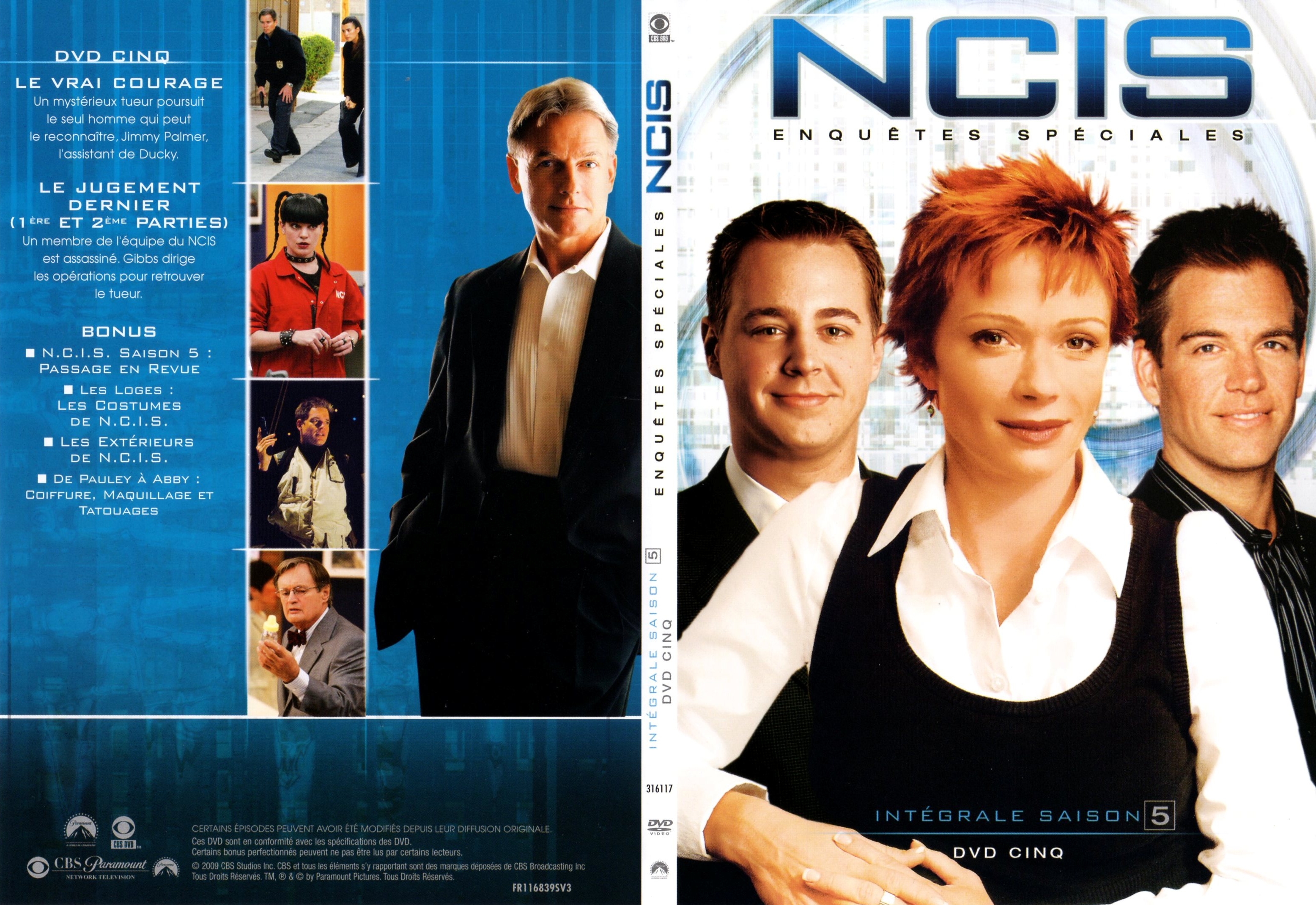 Jaquette DVD NCIS Saison 5 DVD 3