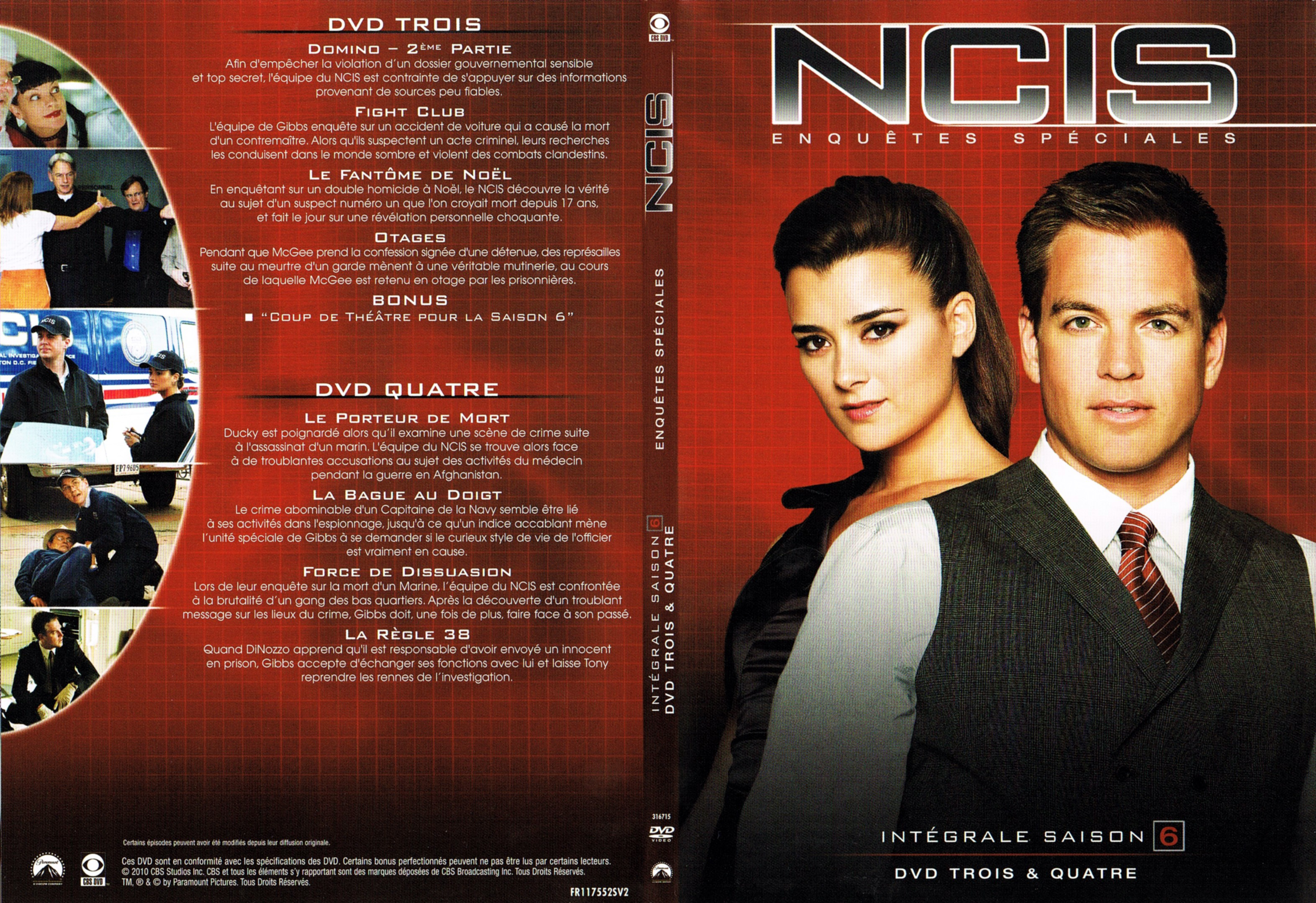 Jaquette DVD NCIS Saison 6 DVD 2