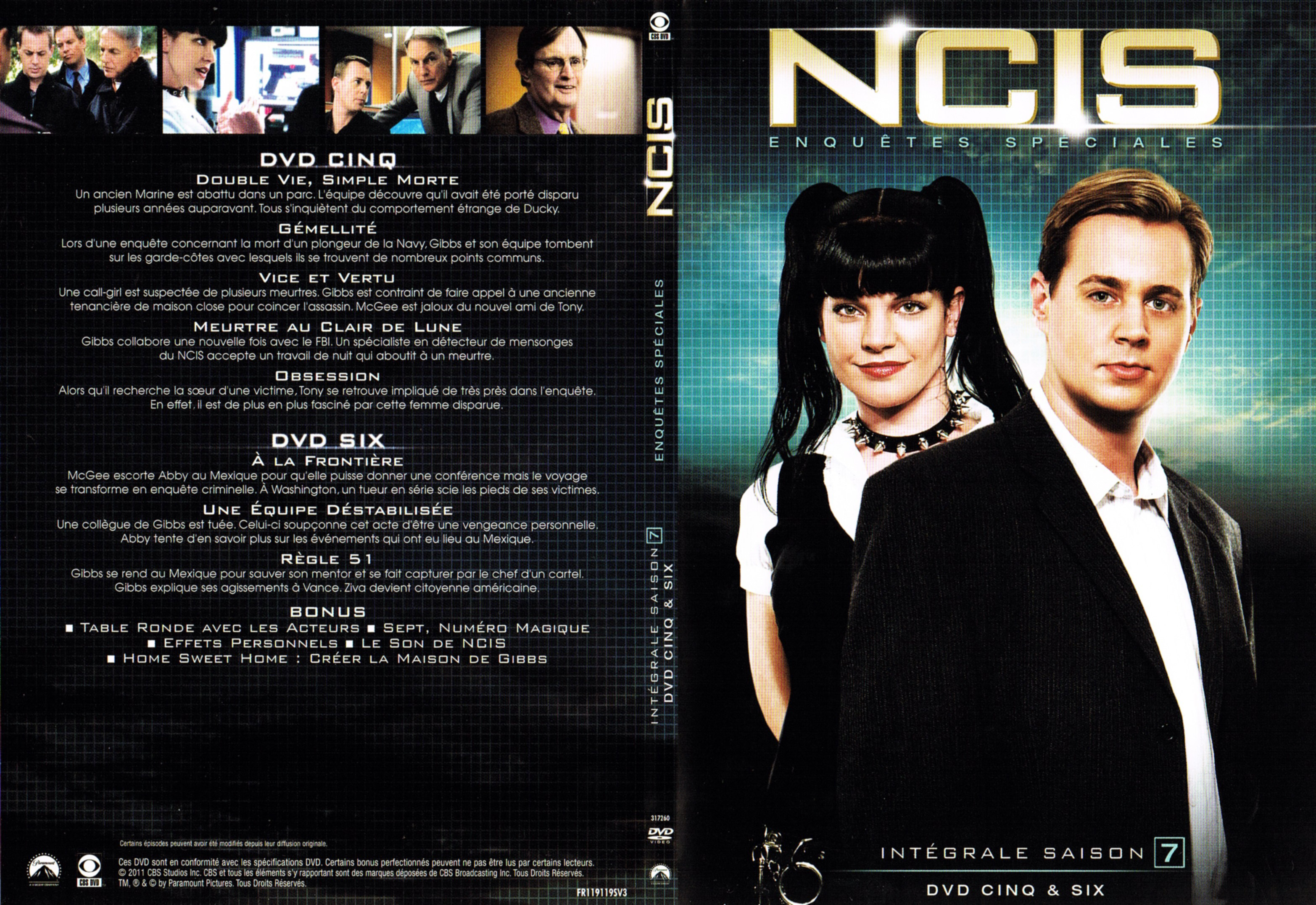 Jaquette DVD NCIS Saison 7 DVD 3