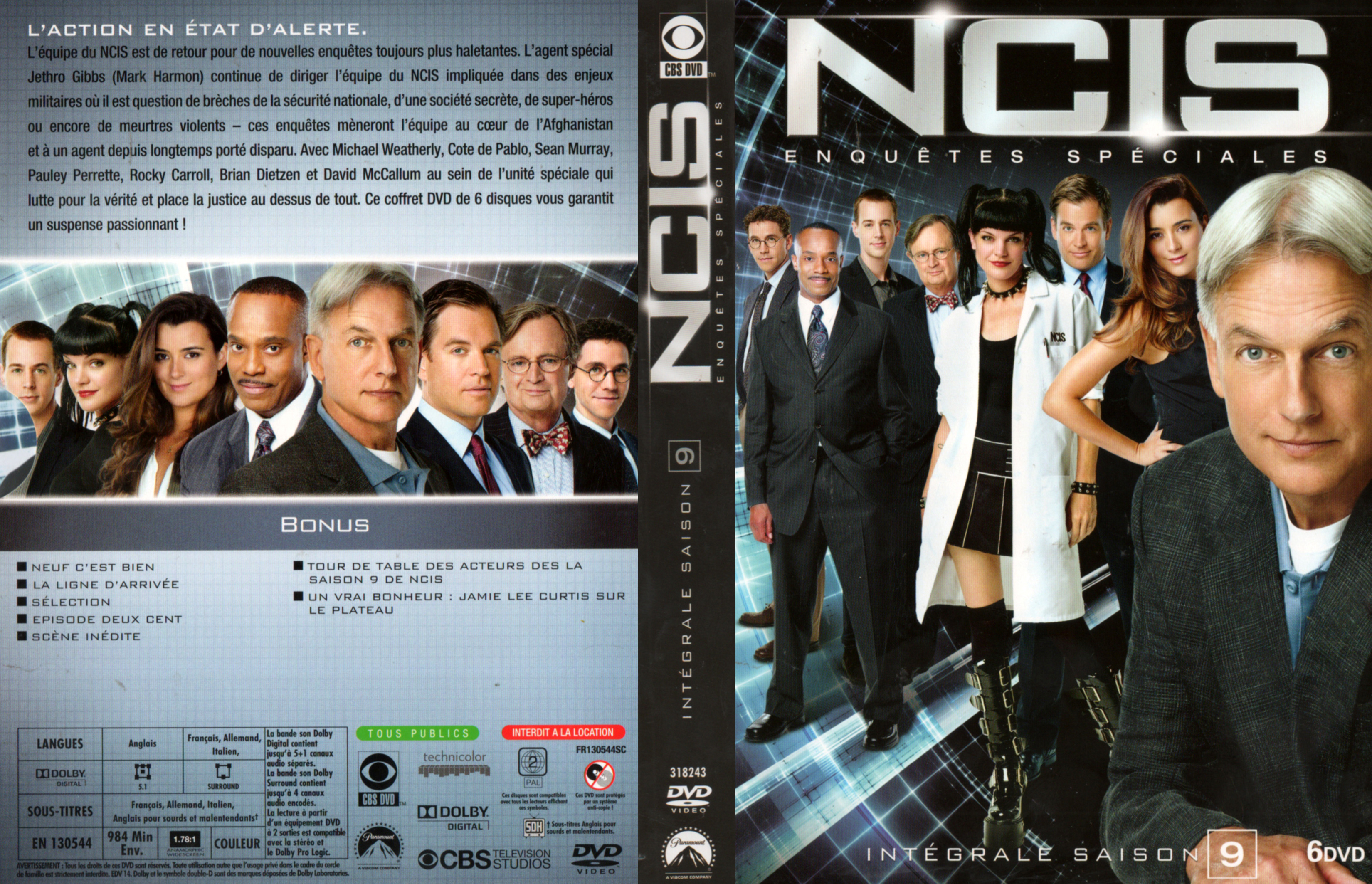 Jaquette DVD NCIS Saison 9 COFFRET