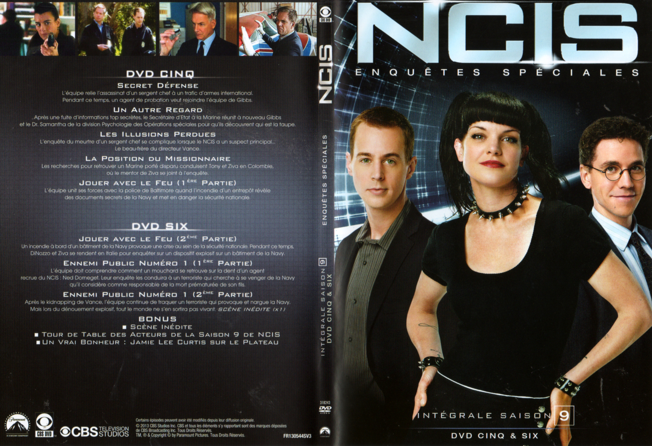 Jaquette DVD NCIS Saison 9 DVD 3