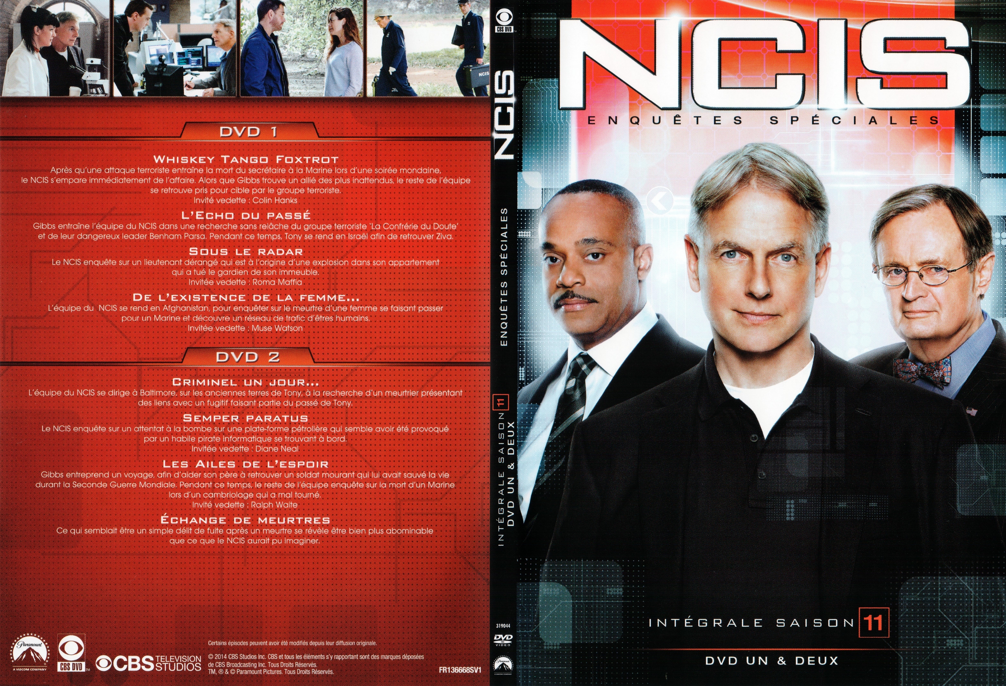 Jaquette DVD NCIS saison 11 DVD 1