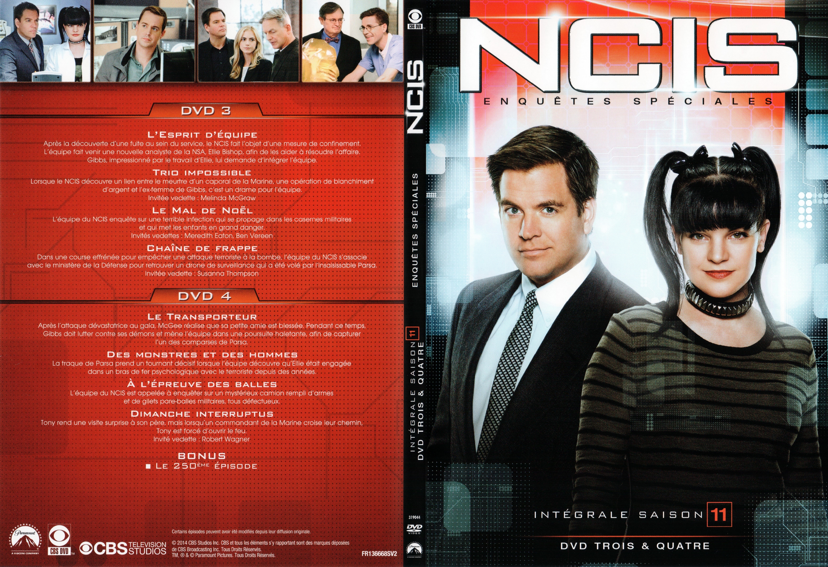 Jaquette DVD NCIS saison 11 DVD 2