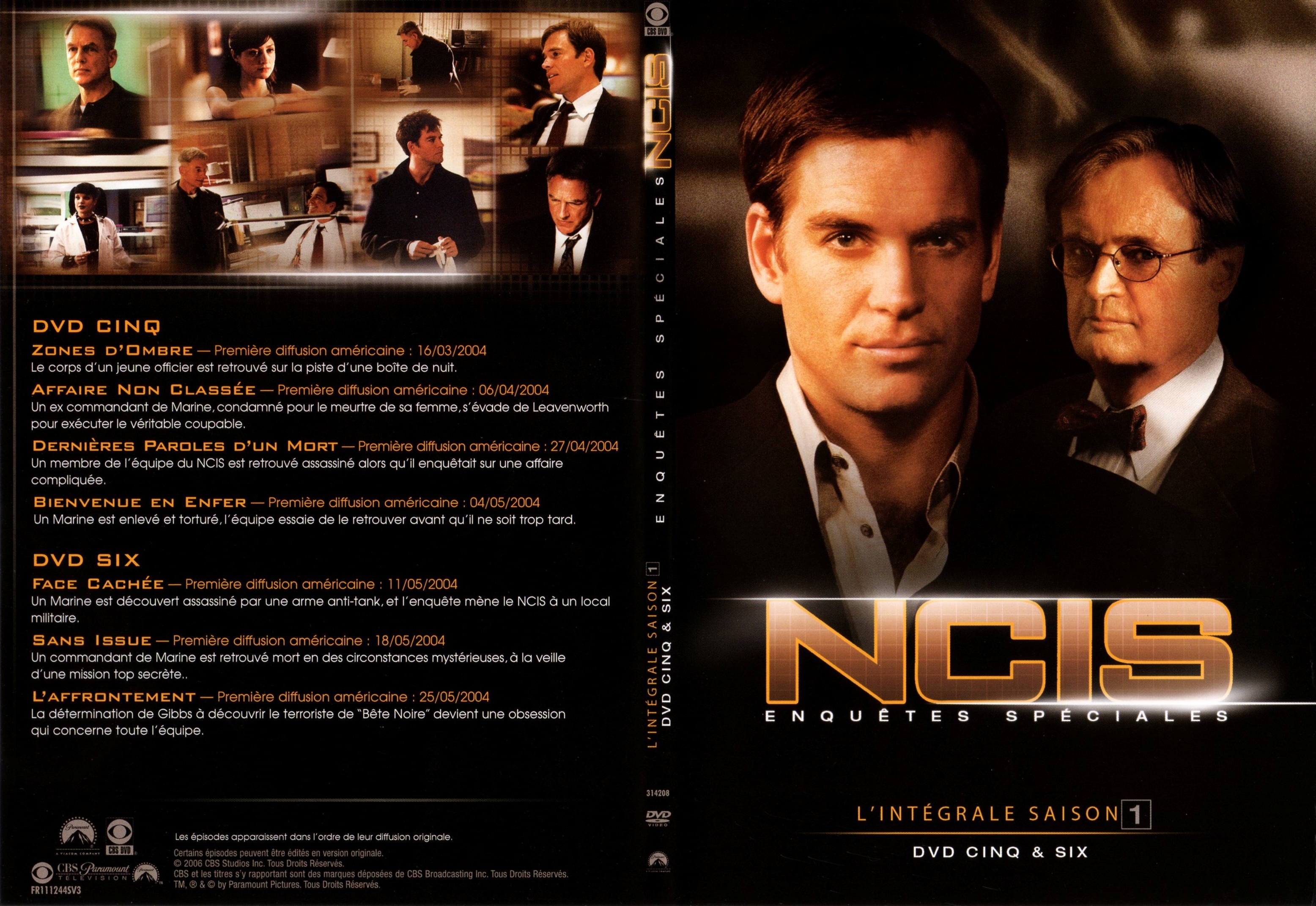 Jaquette DVD NCIS saison 1 DVD 3