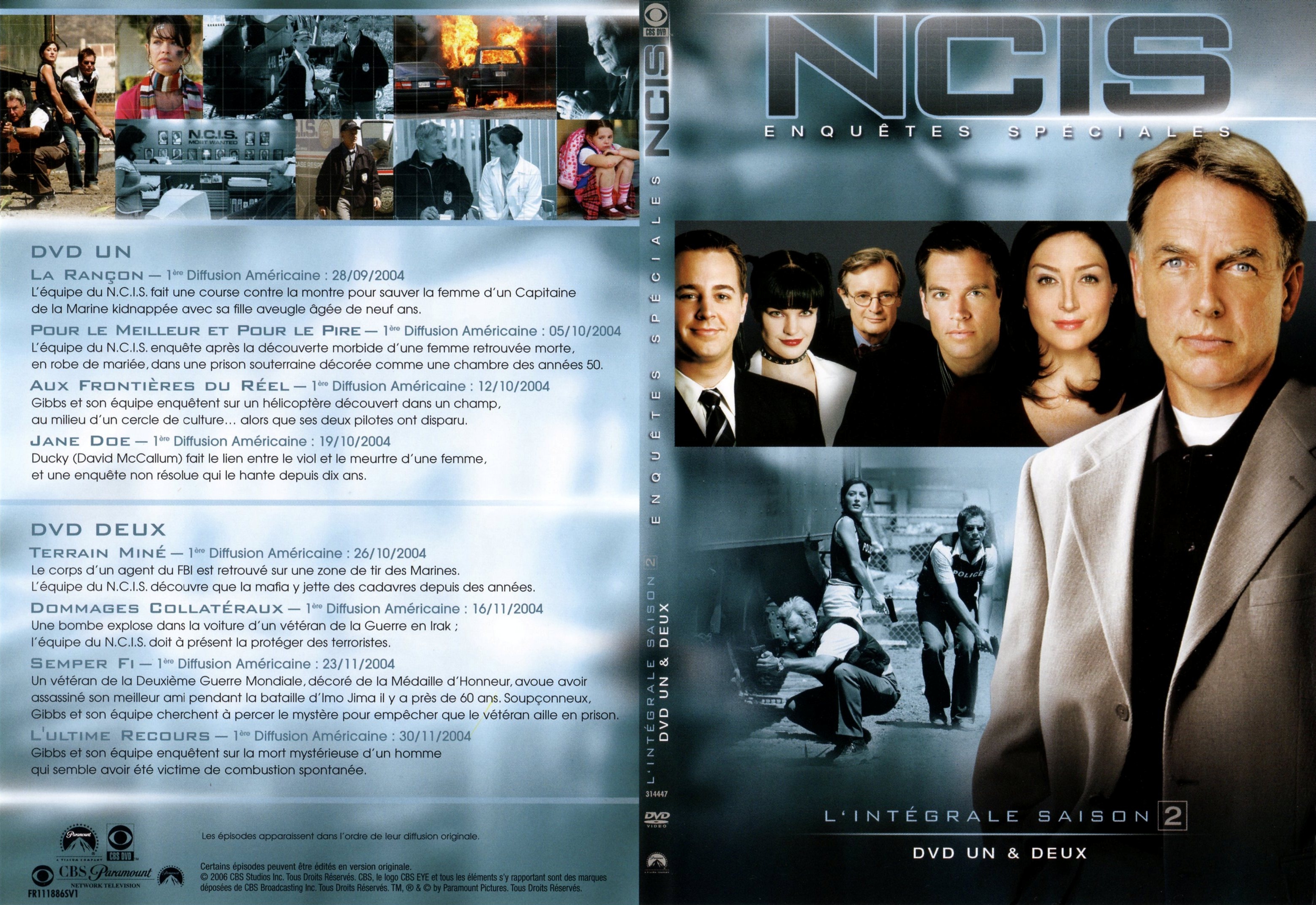 Jaquette DVD NCIS saison 2 DVD 1