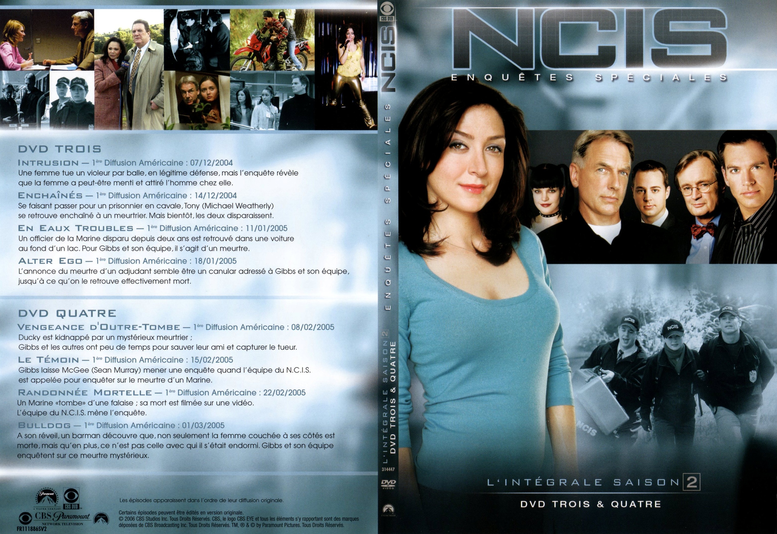 Jaquette DVD NCIS saison 2 DVD 2