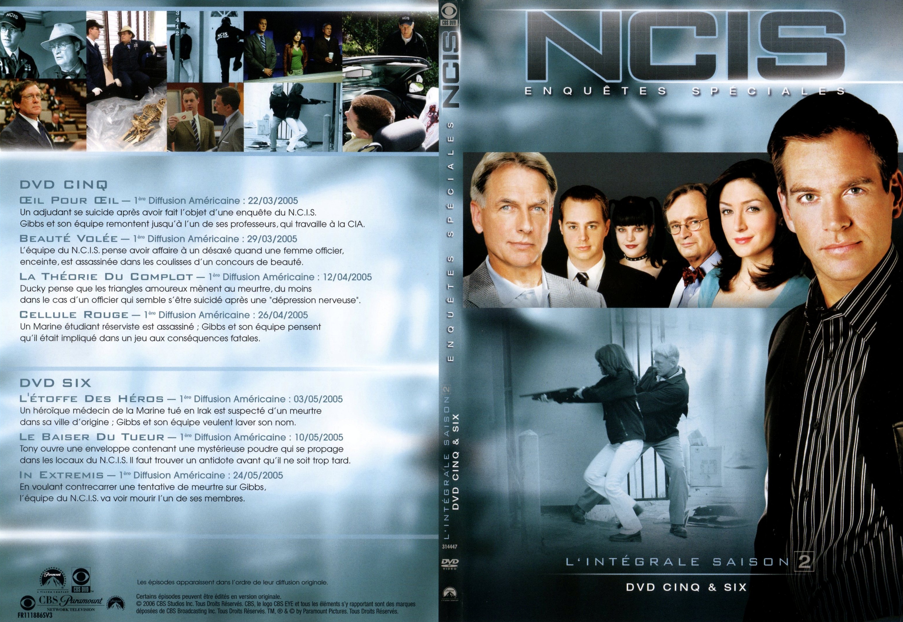 Jaquette DVD NCIS saison 2 DVD 3