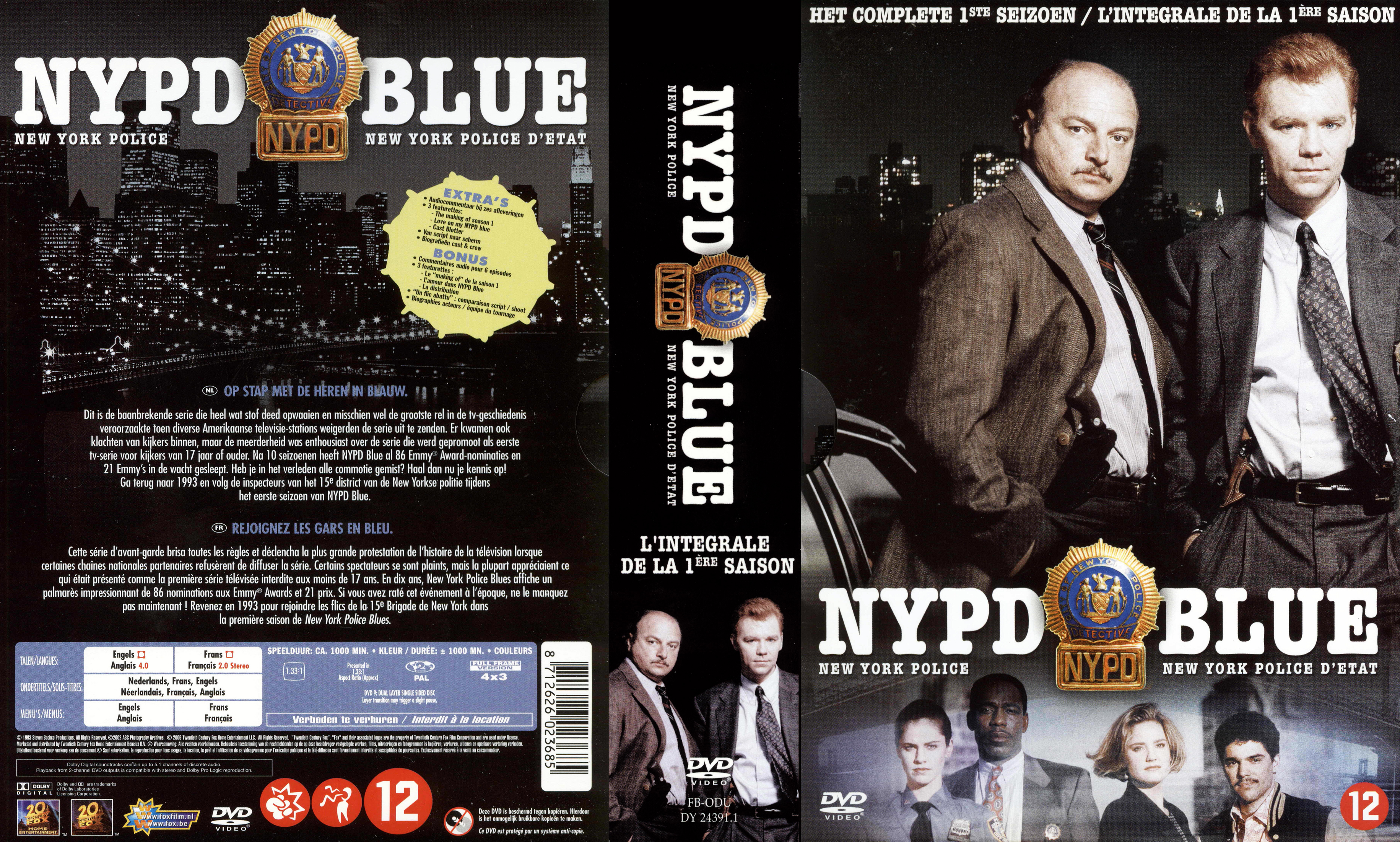 Jaquette DVD NYPD Blue saison 01 COFFRET