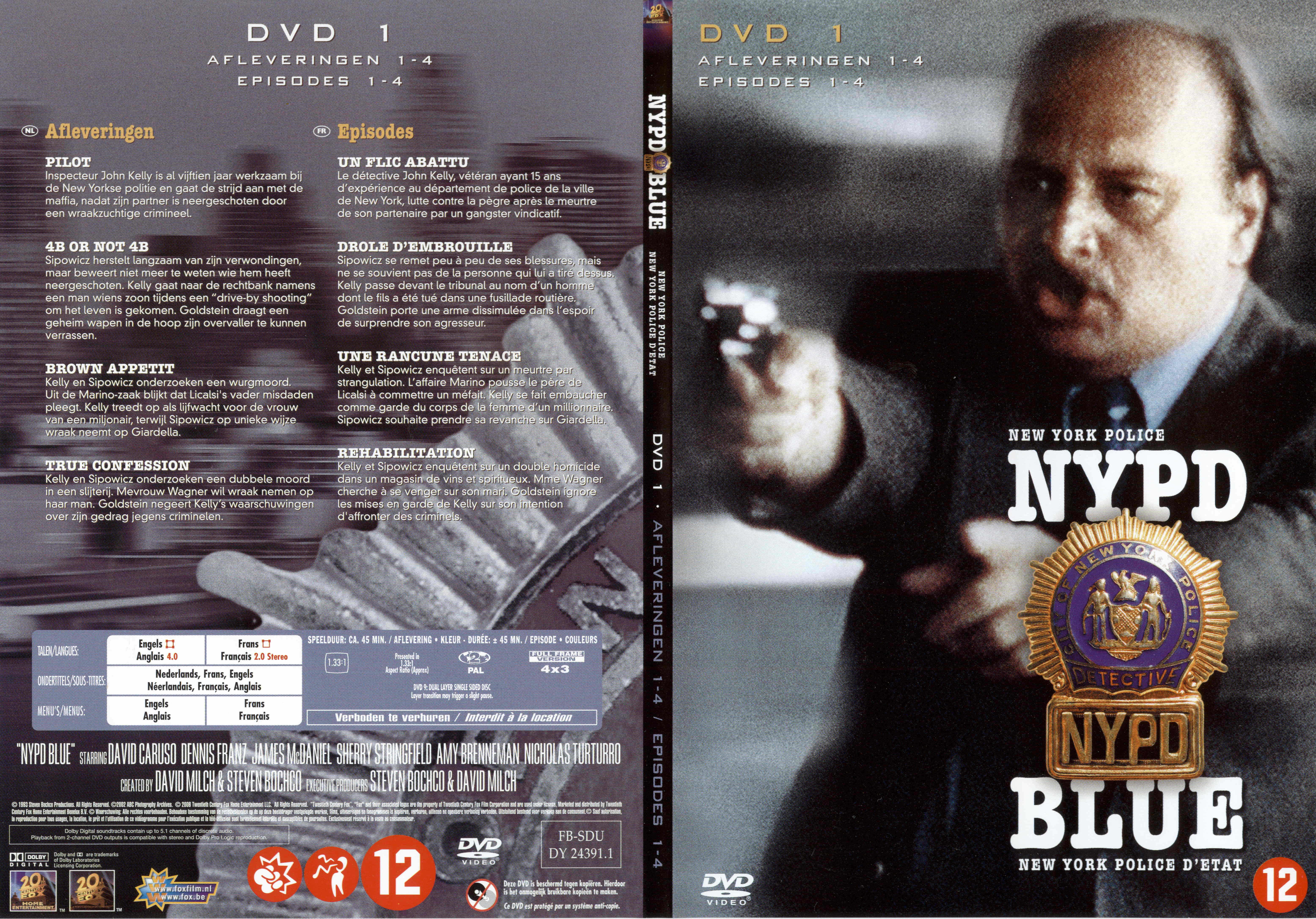 Jaquette DVD NYPD Blue saison 01 dvd 01 v2