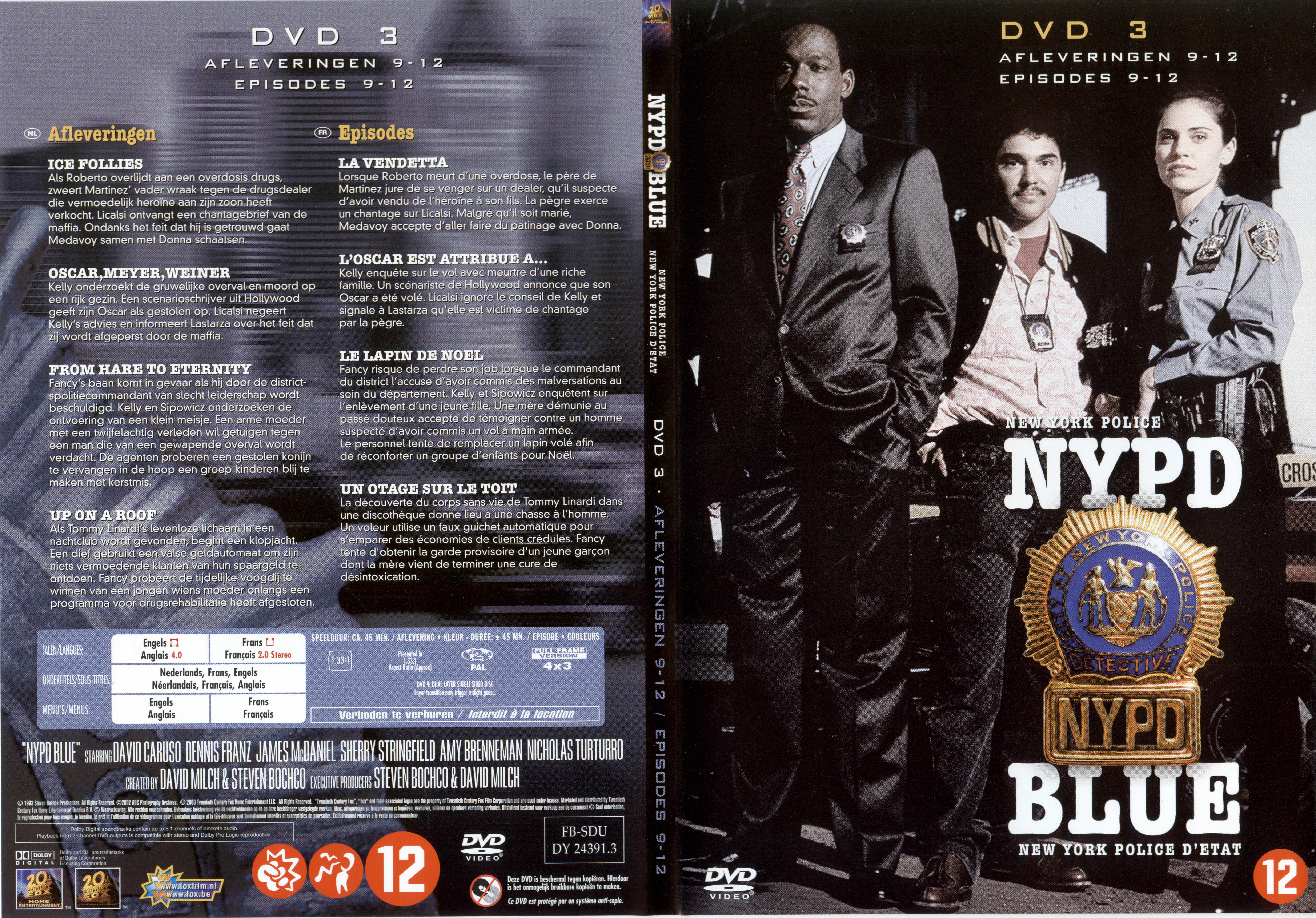 Jaquette DVD NYPD Blue saison 01 dvd 03 v2