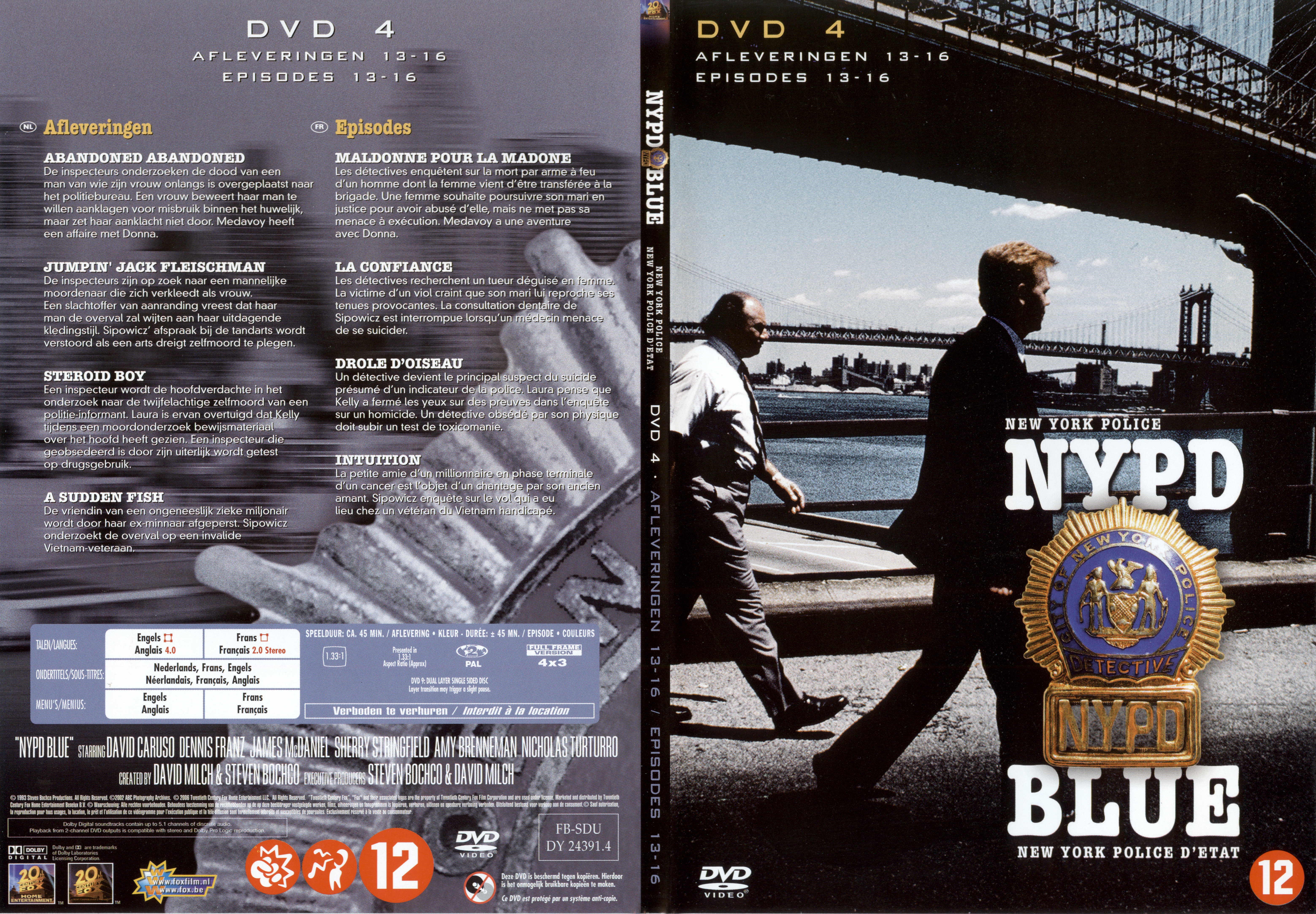 Jaquette DVD NYPD Blue saison 01 dvd 04 v2