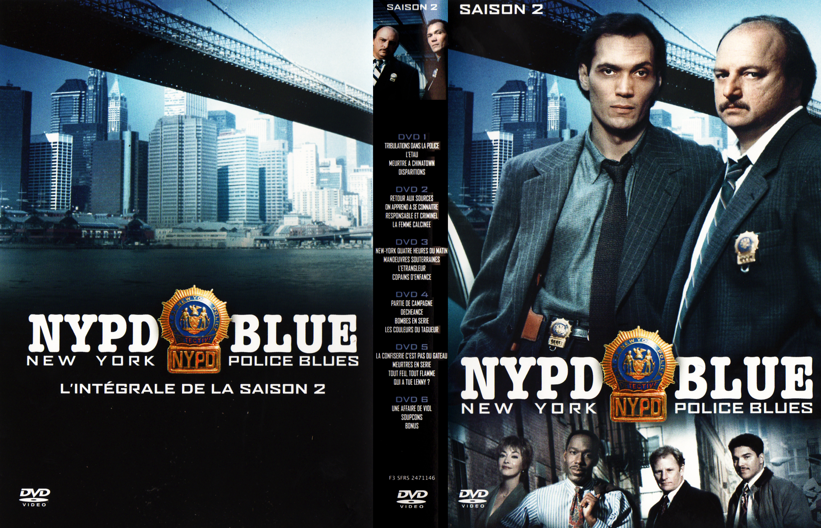 Jaquette DVD NYPD Blue saison 02 COFFRET