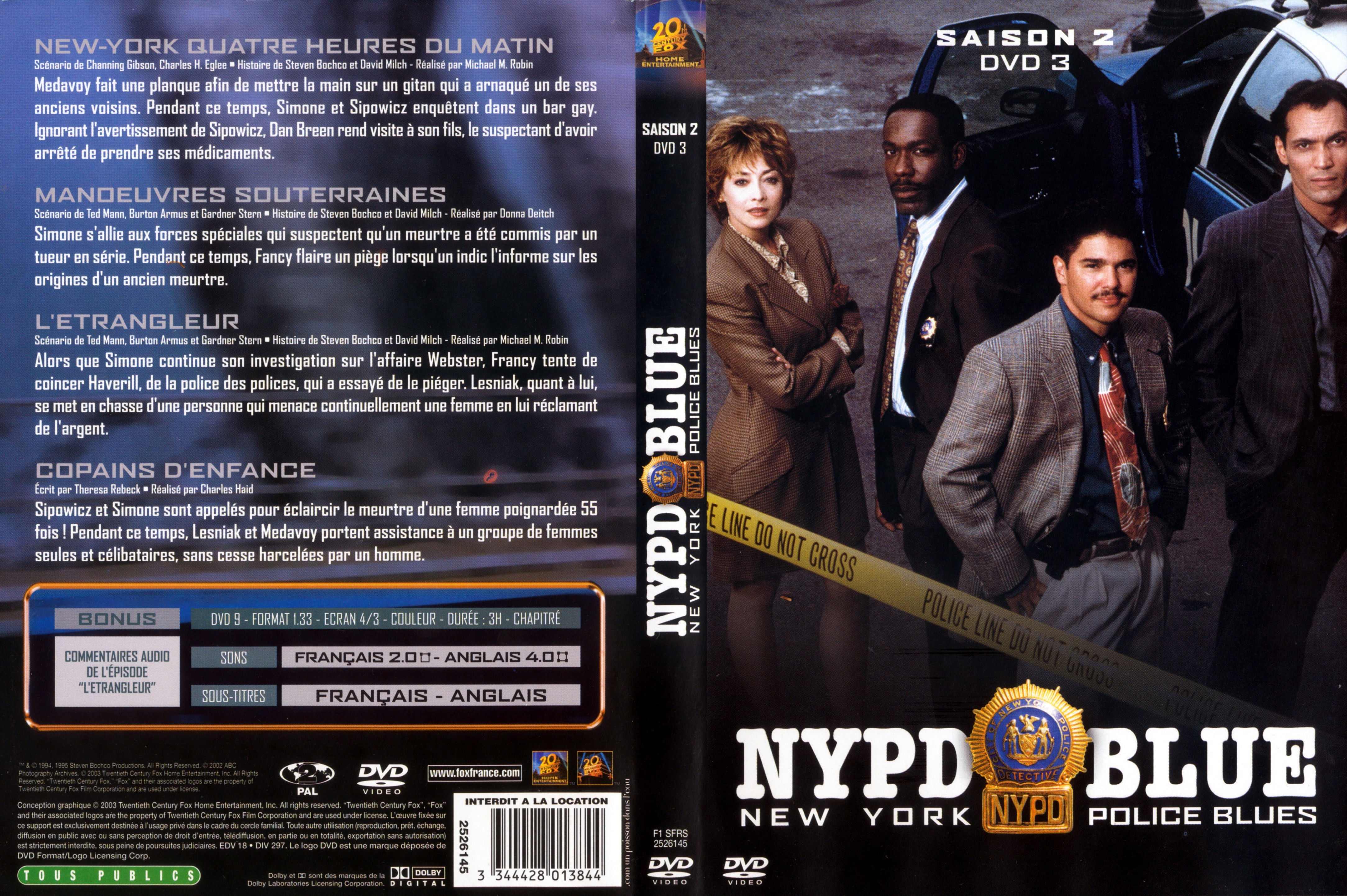 Jaquette DVD NYPD Blue saison 02 dvd 03