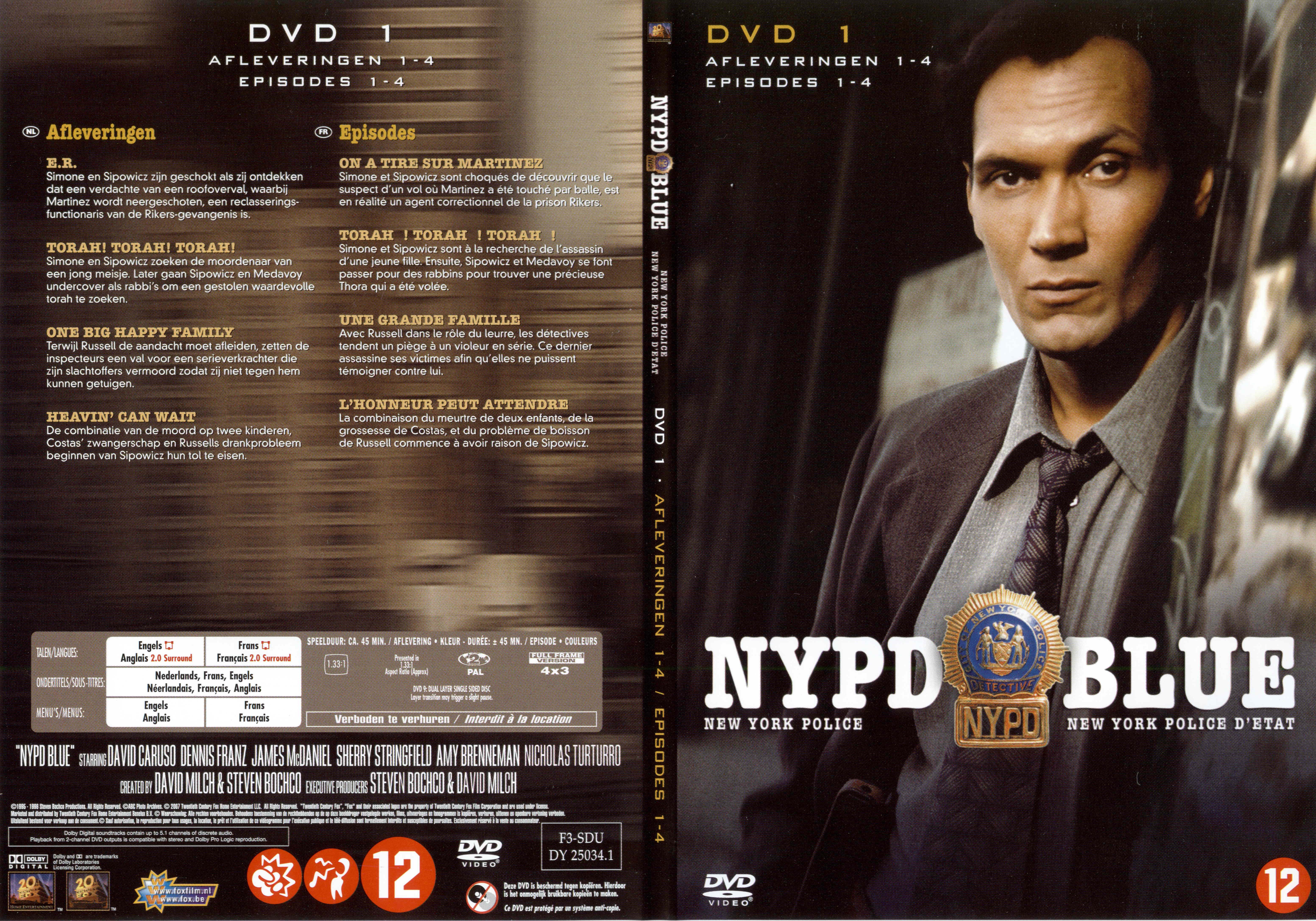 Jaquette DVD NYPD Blue saison 03 dvd 01