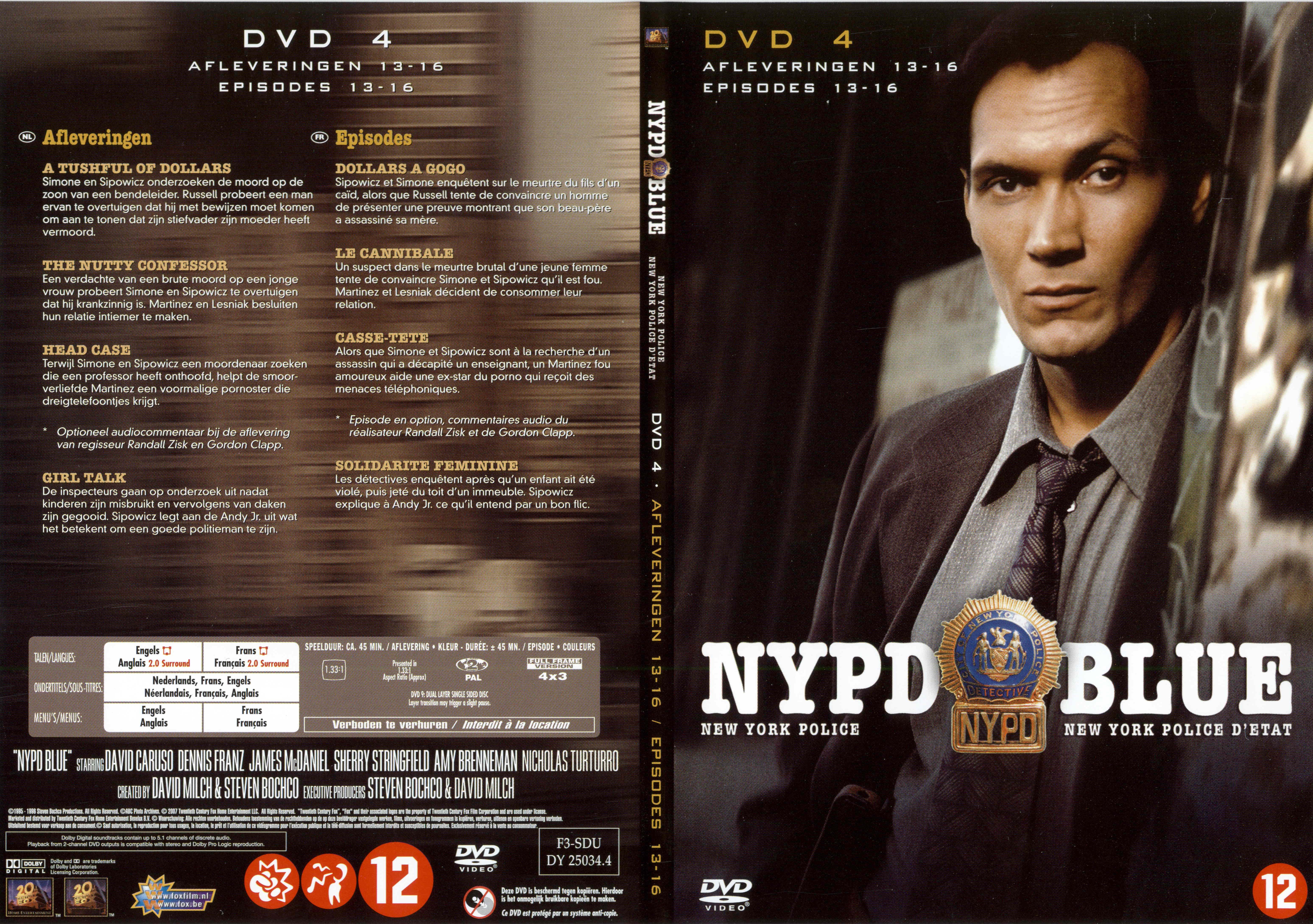 Jaquette DVD NYPD Blue saison 03 dvd 04