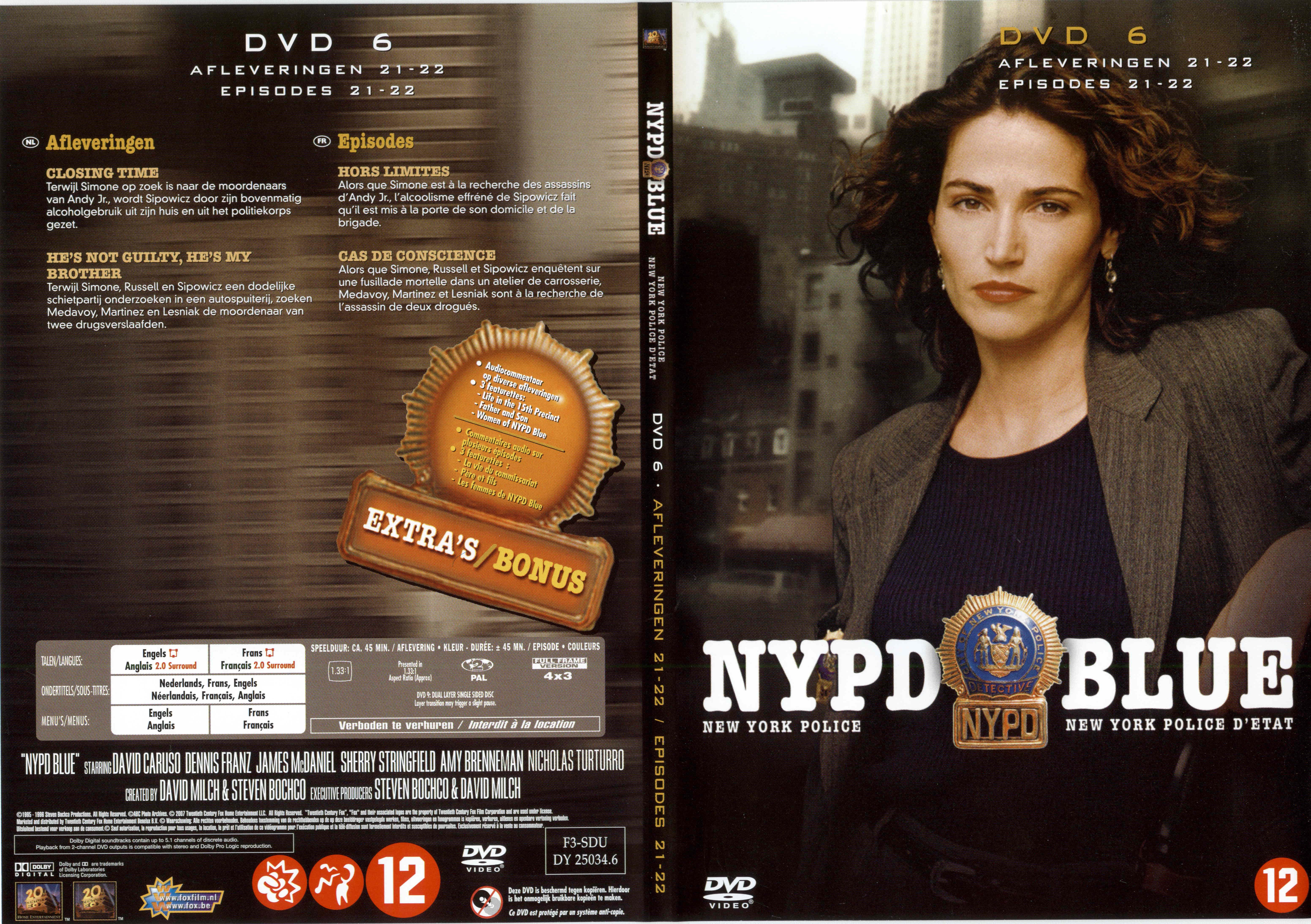 Jaquette DVD NYPD Blue saison 03 dvd 06