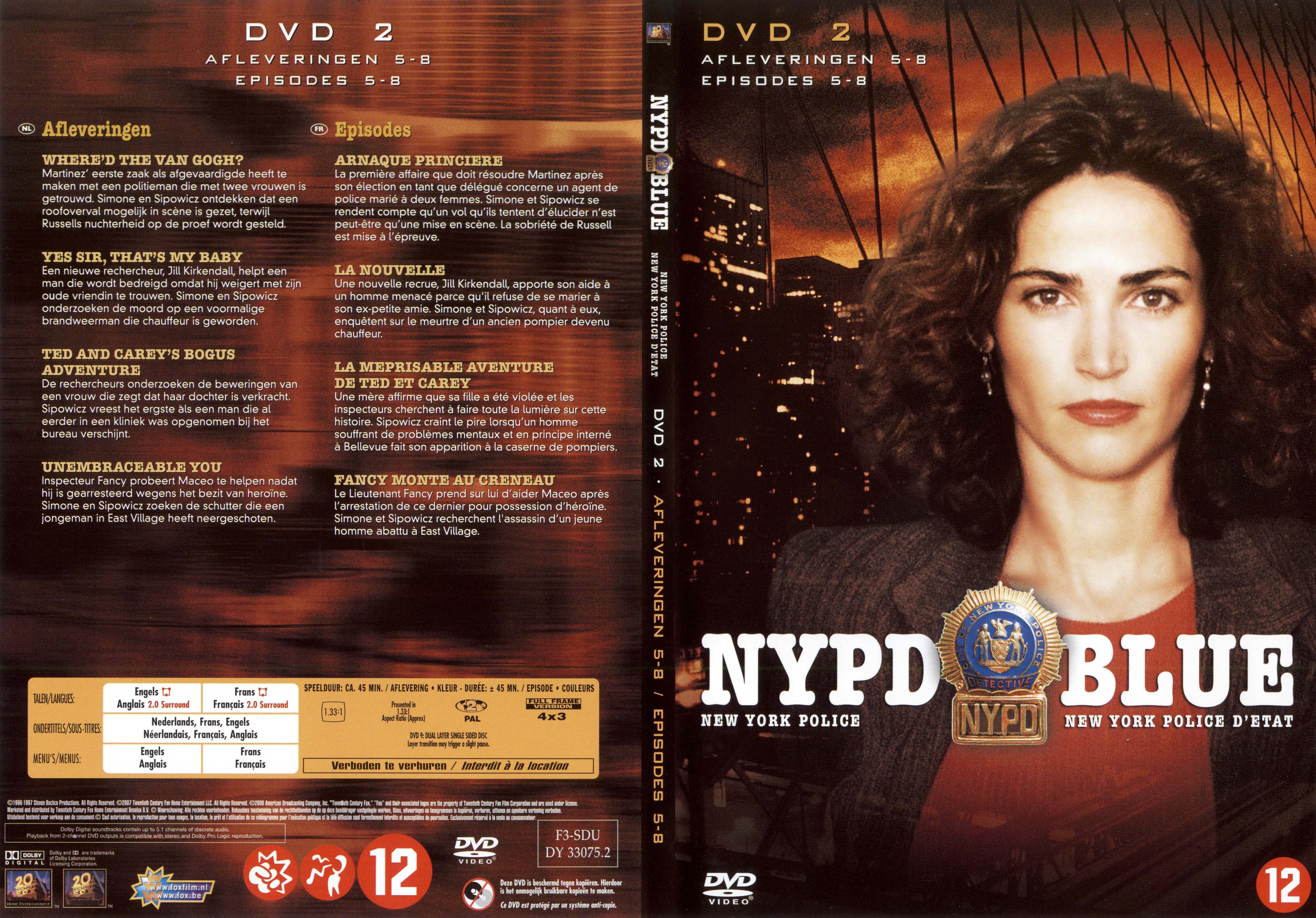 Jaquette DVD NYPD Blue saison 04 dvd 02
