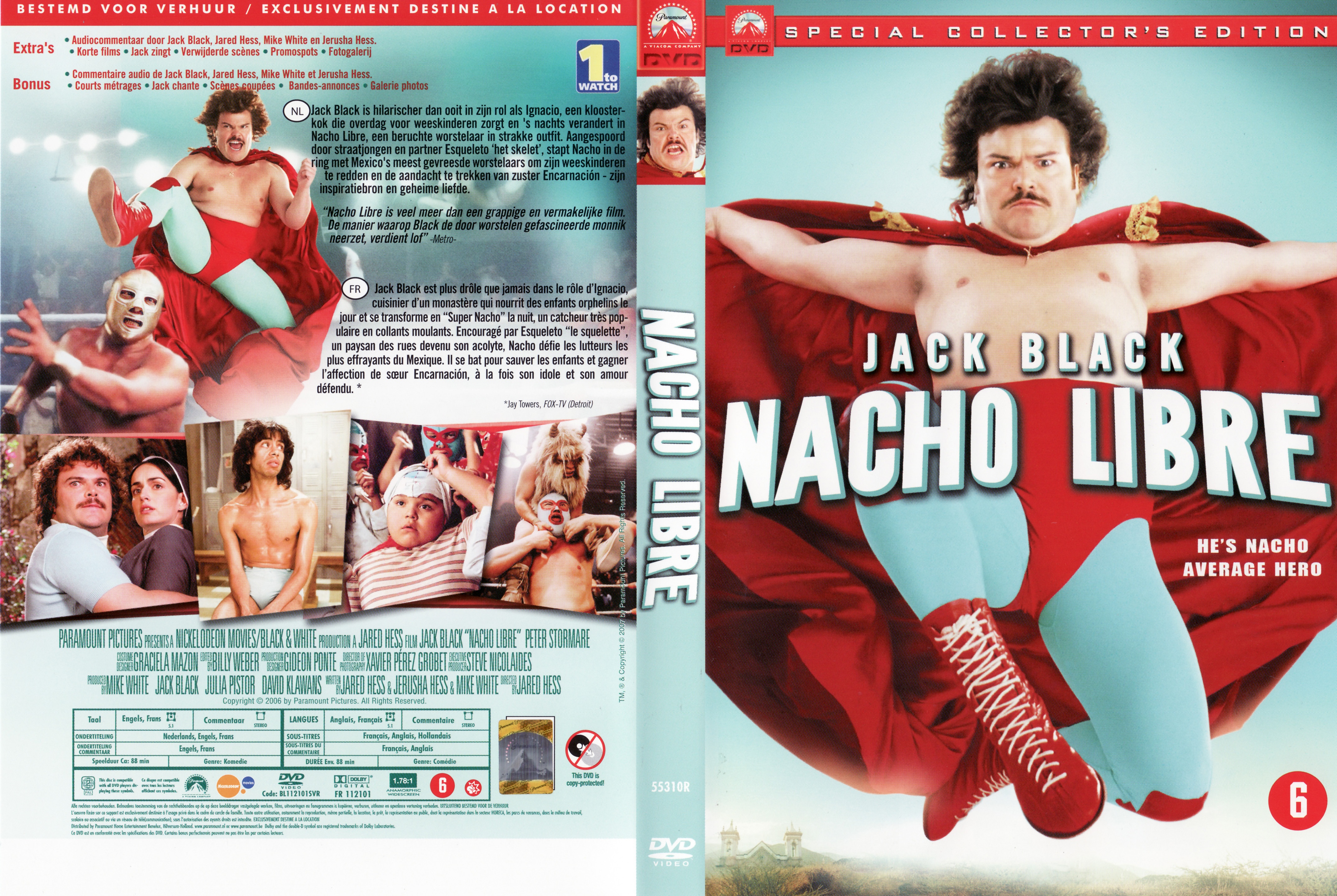 Jaquette DVD Nacho libre