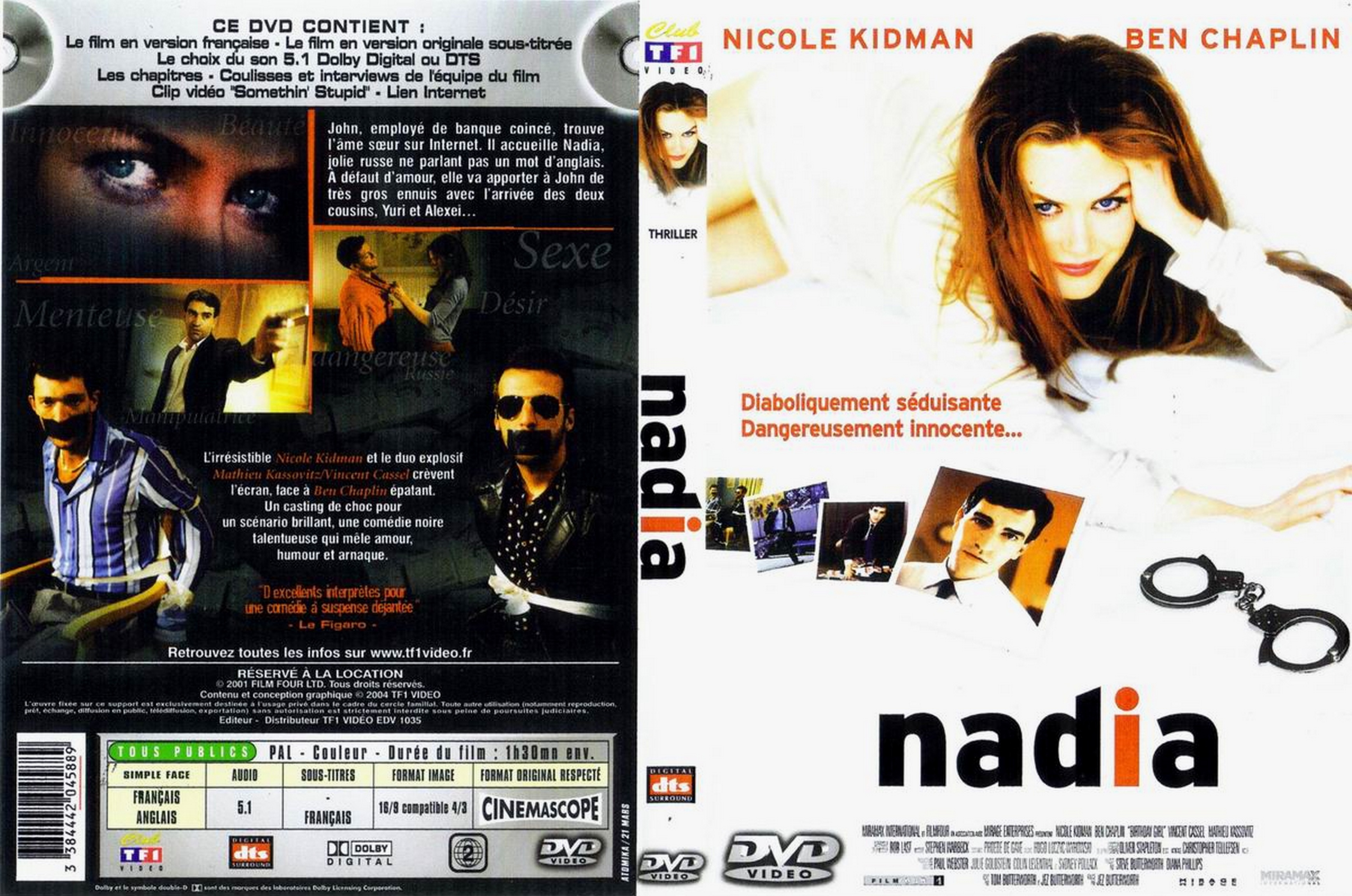 Jaquette DVD Nadia