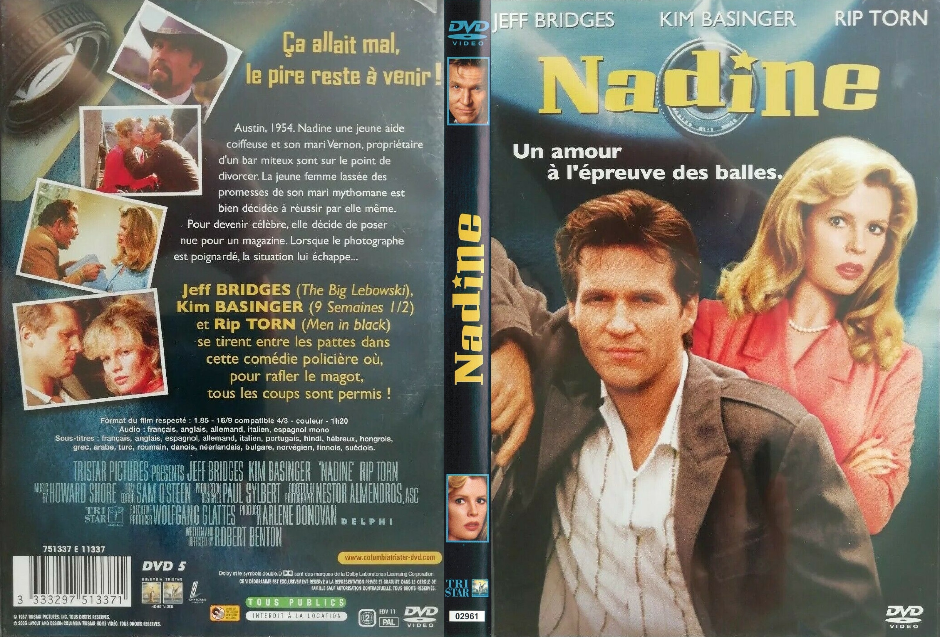 Jaquette DVD Nadine