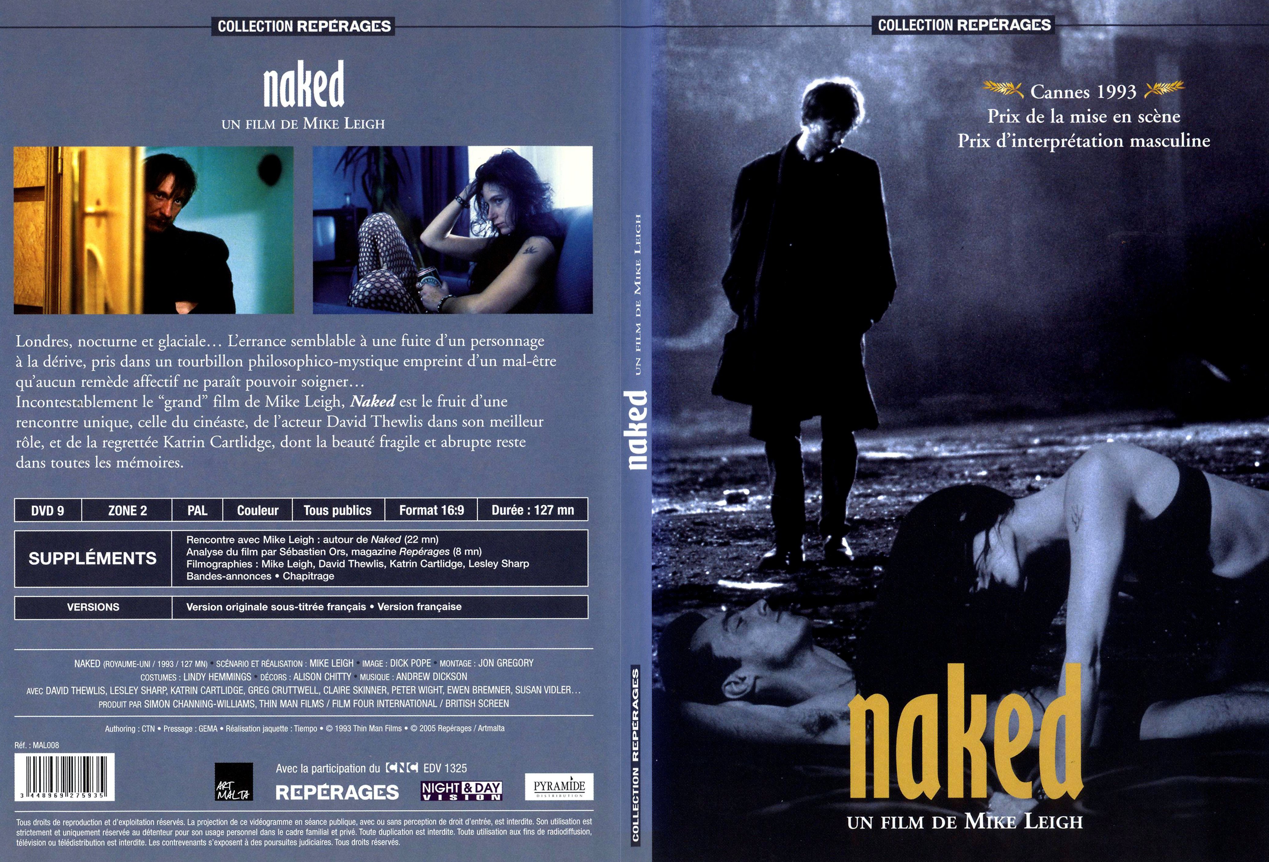 Jaquette DVD Naked - SLIM