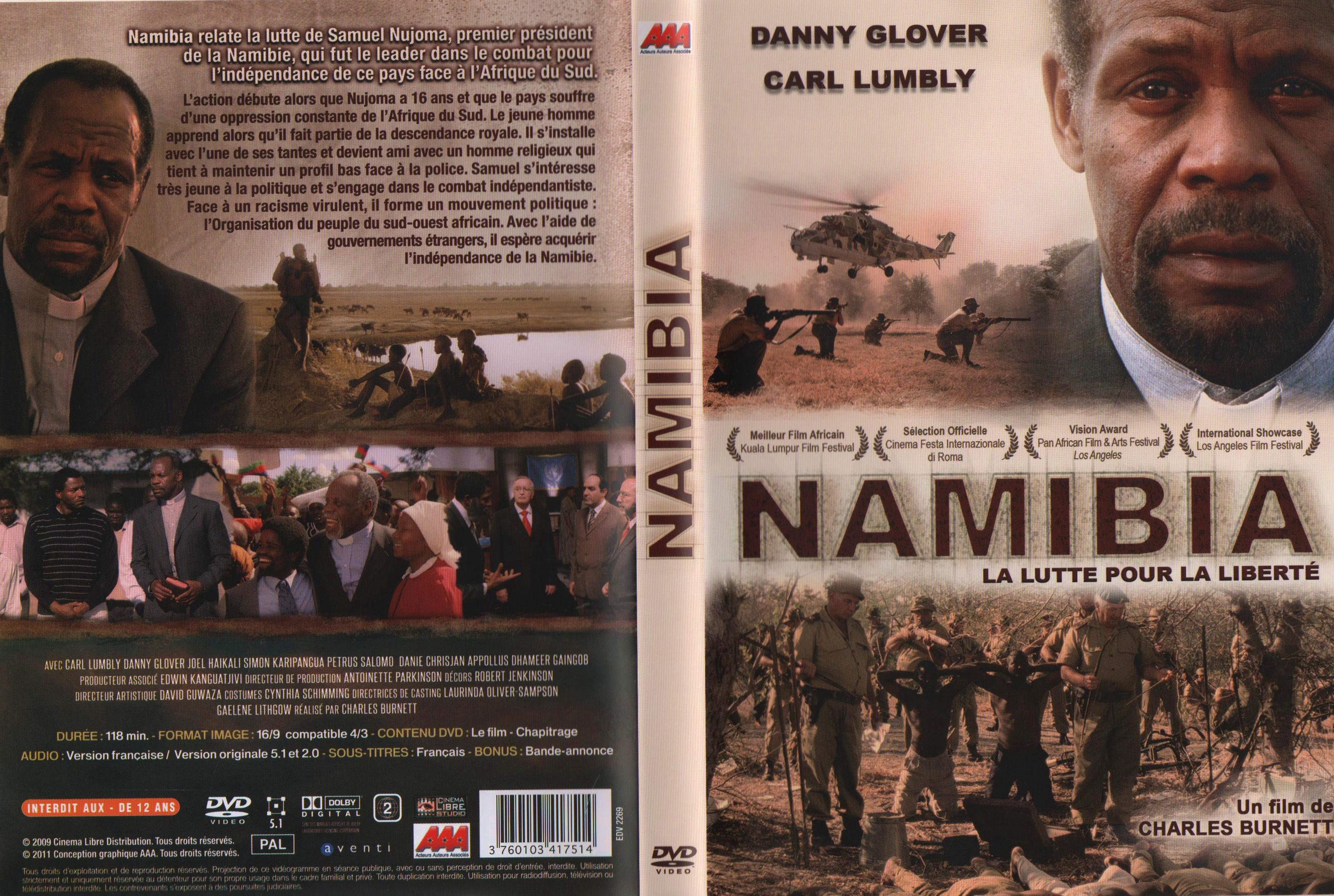 Jaquette DVD Namibia