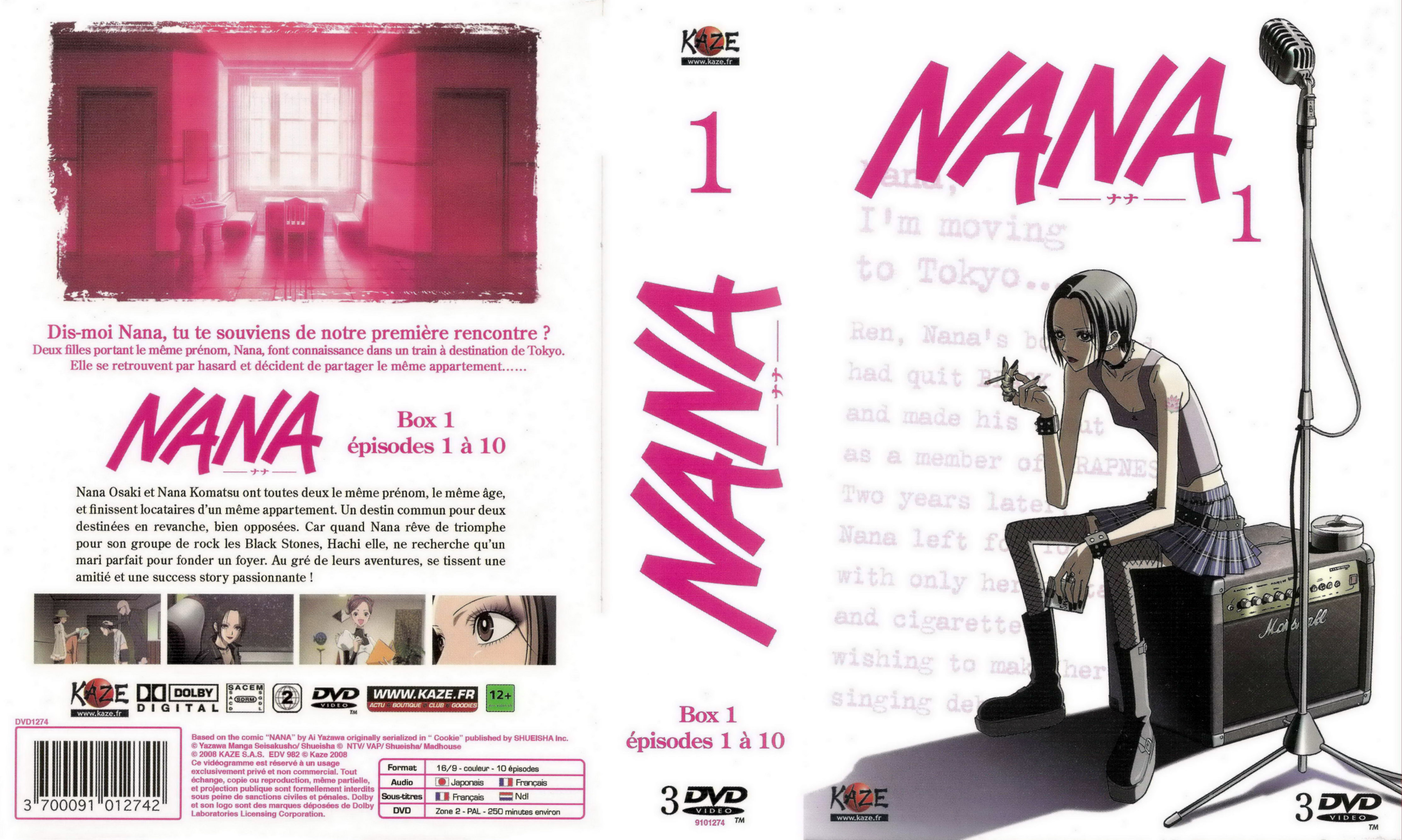 Jaquette DVD Nana COFFRET 1