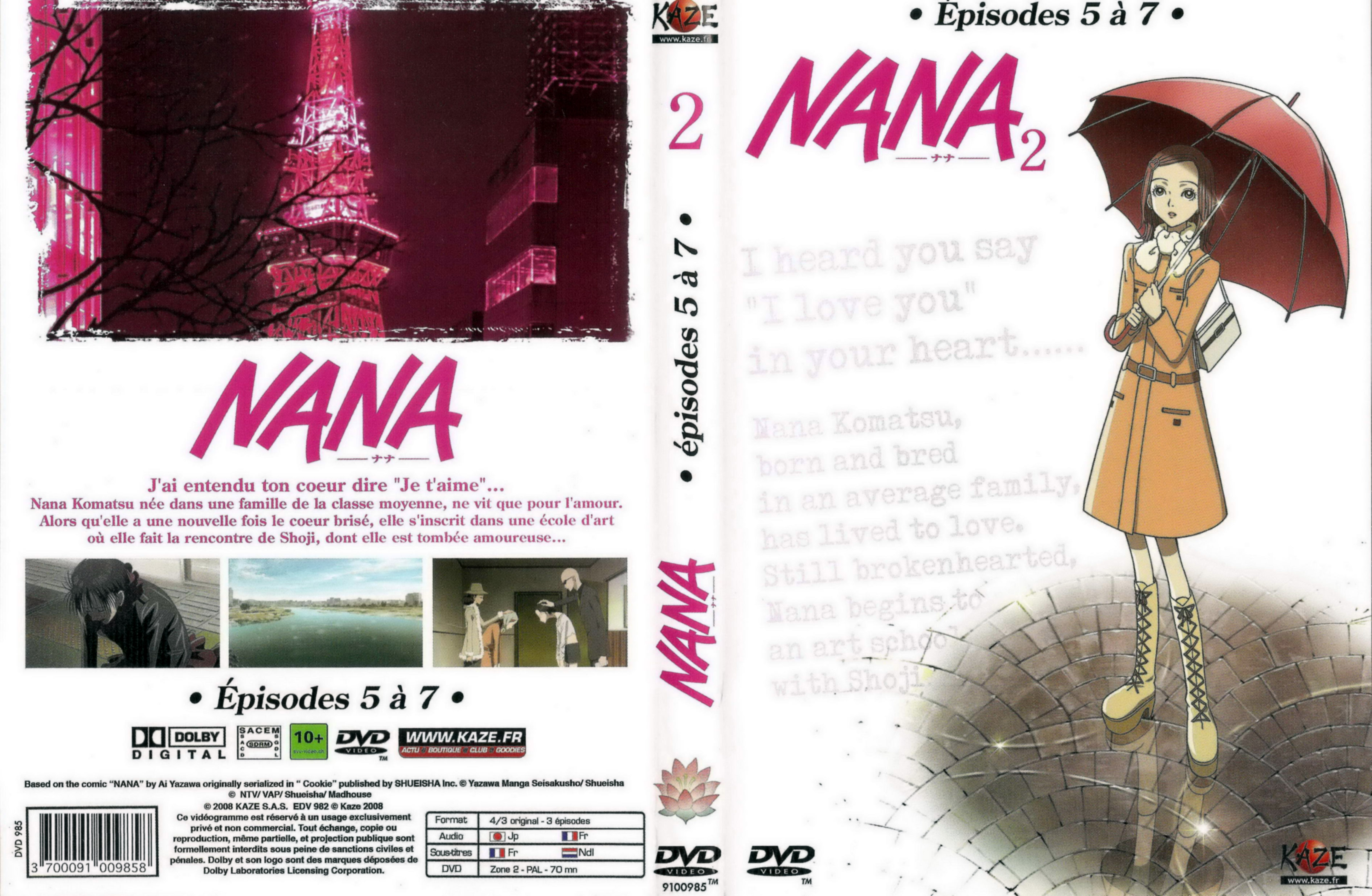 Jaquette DVD Nana DVD 2