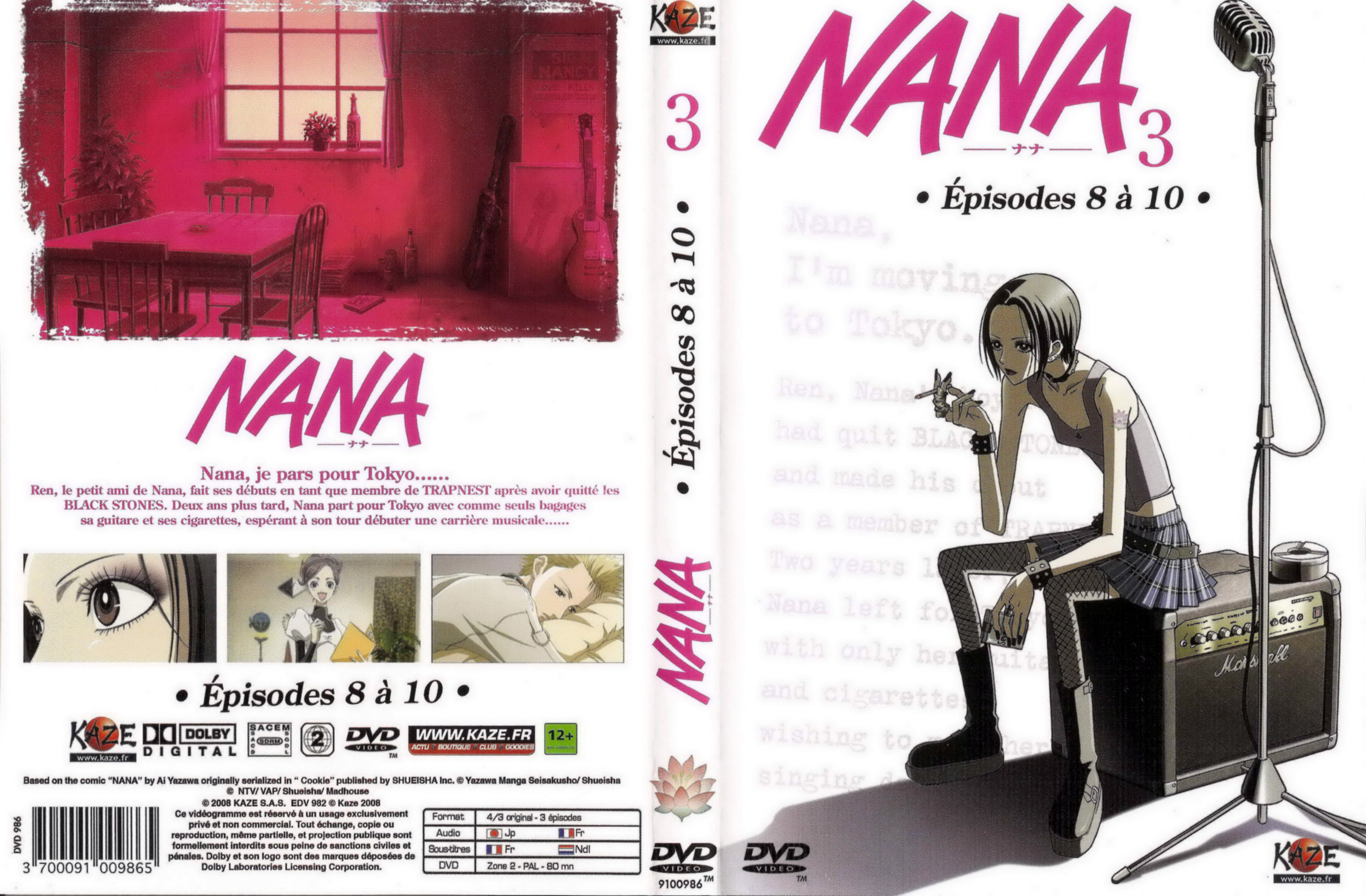 Jaquette DVD Nana DVD 3