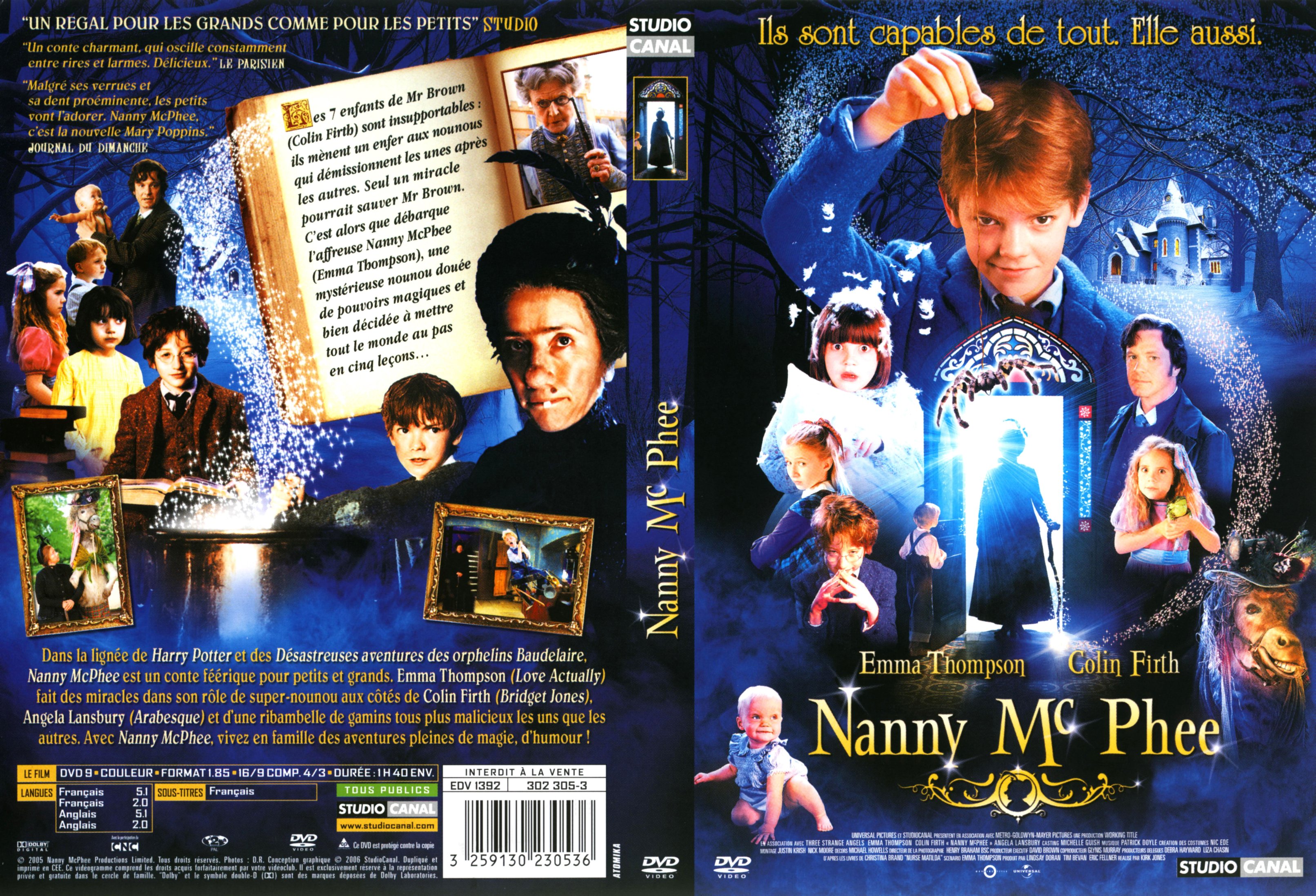 Jaquette DVD Nanny McPhee