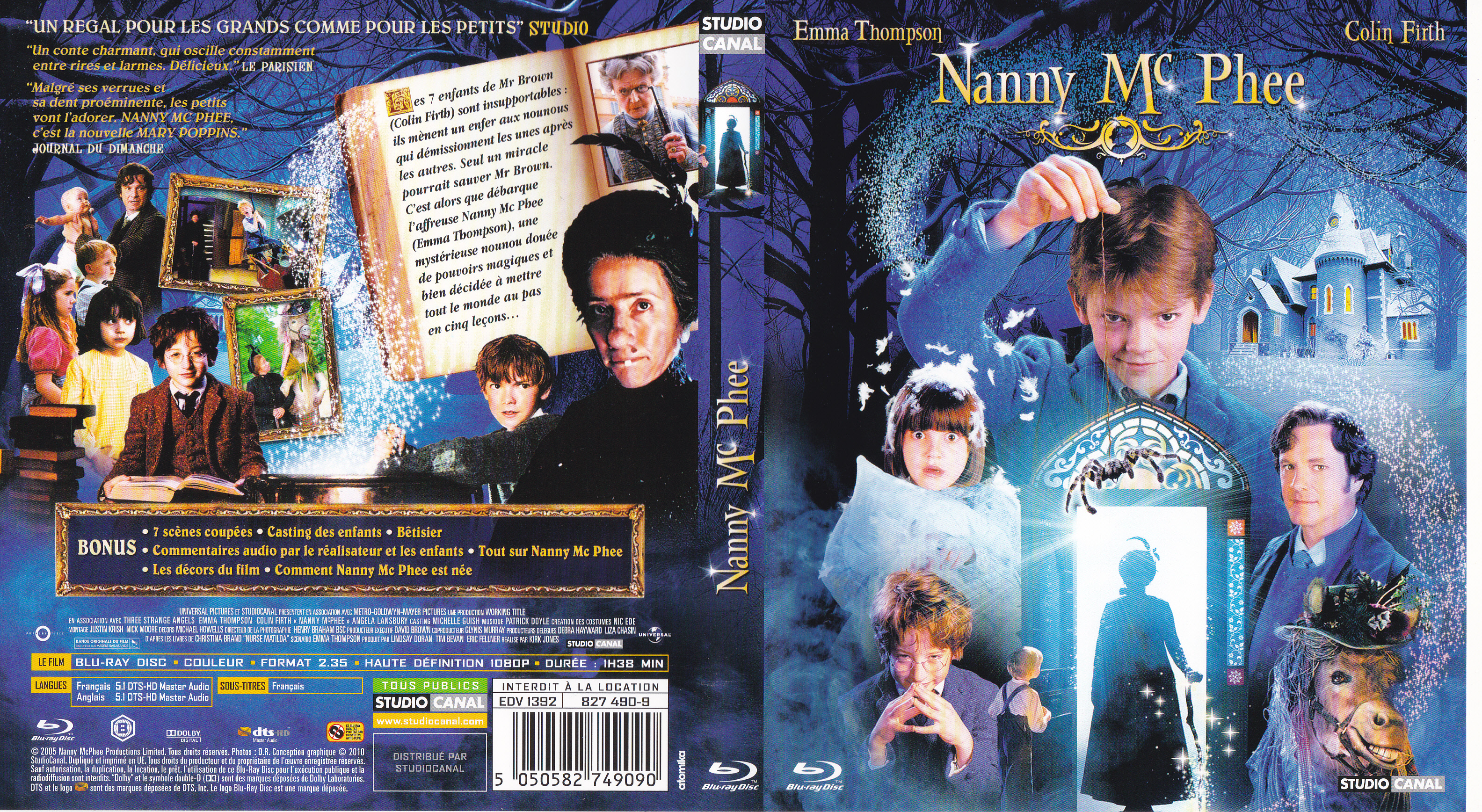 Jaquette DVD Nanny McPhee (BLU-RAY)