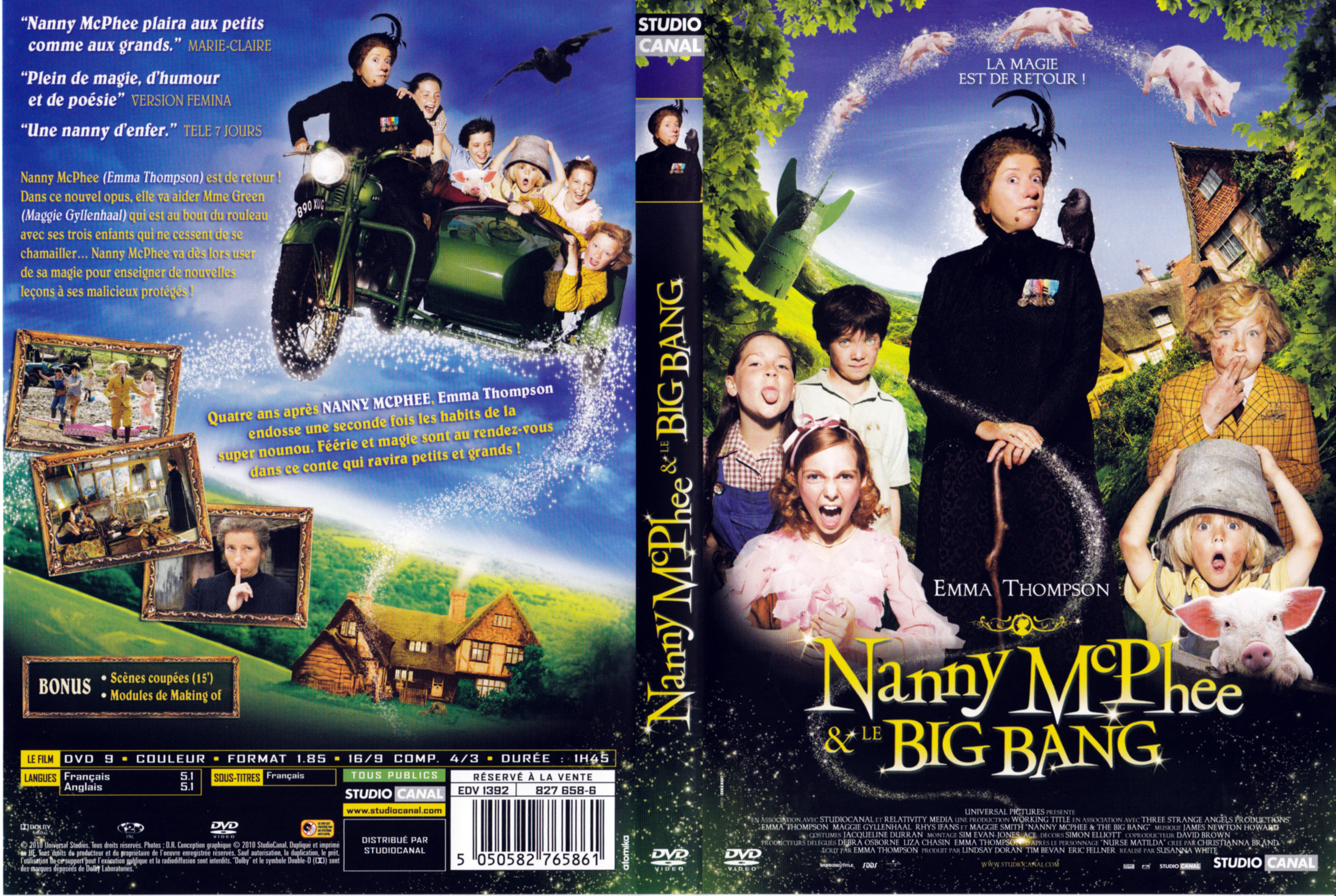 Jaquette DVD Nanny McPhee et le big bang