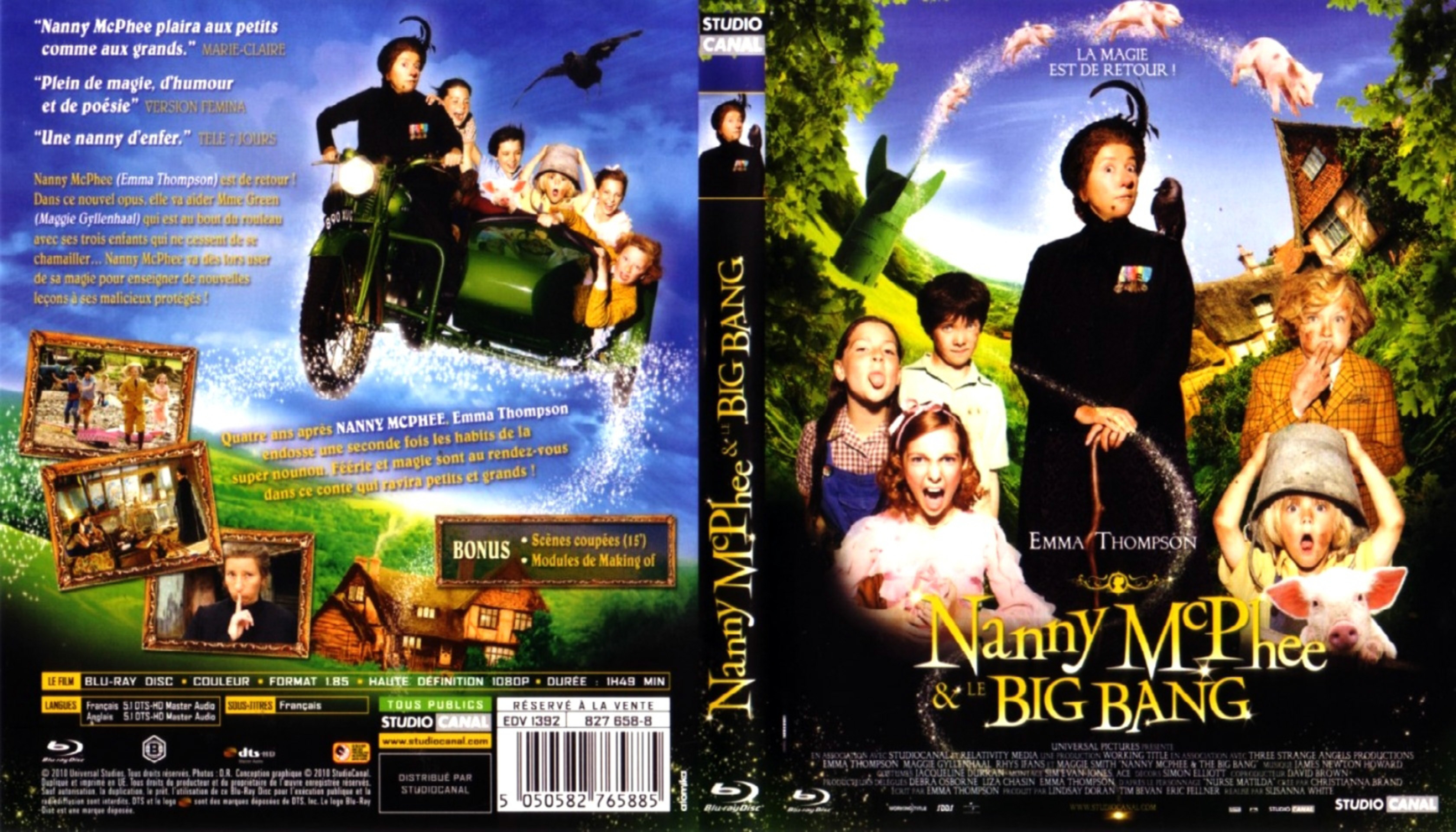 Jaquette DVD Nanny McPhee et le big bang (BLU-RAY)