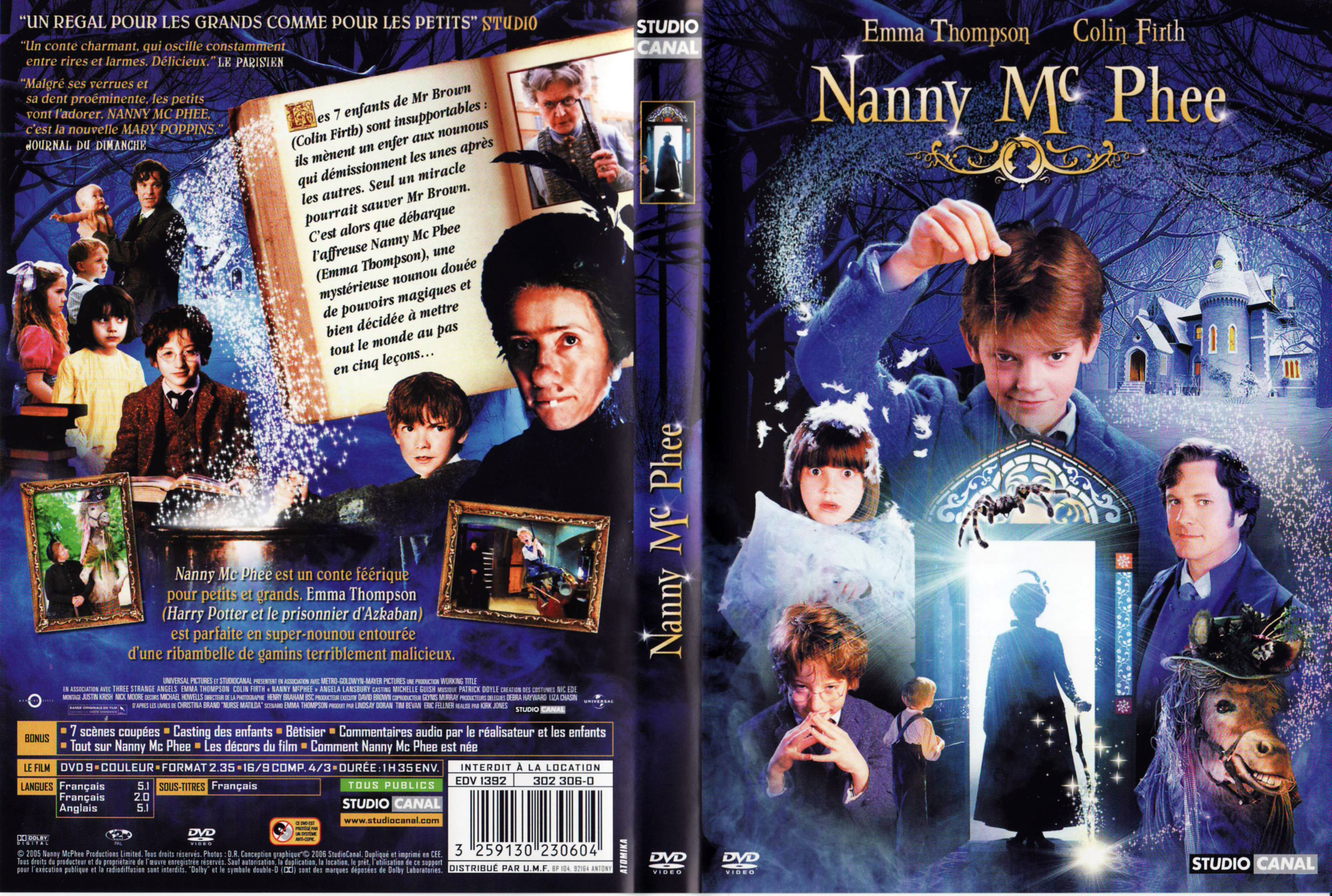 Jaquette DVD Nanny McPhee v3