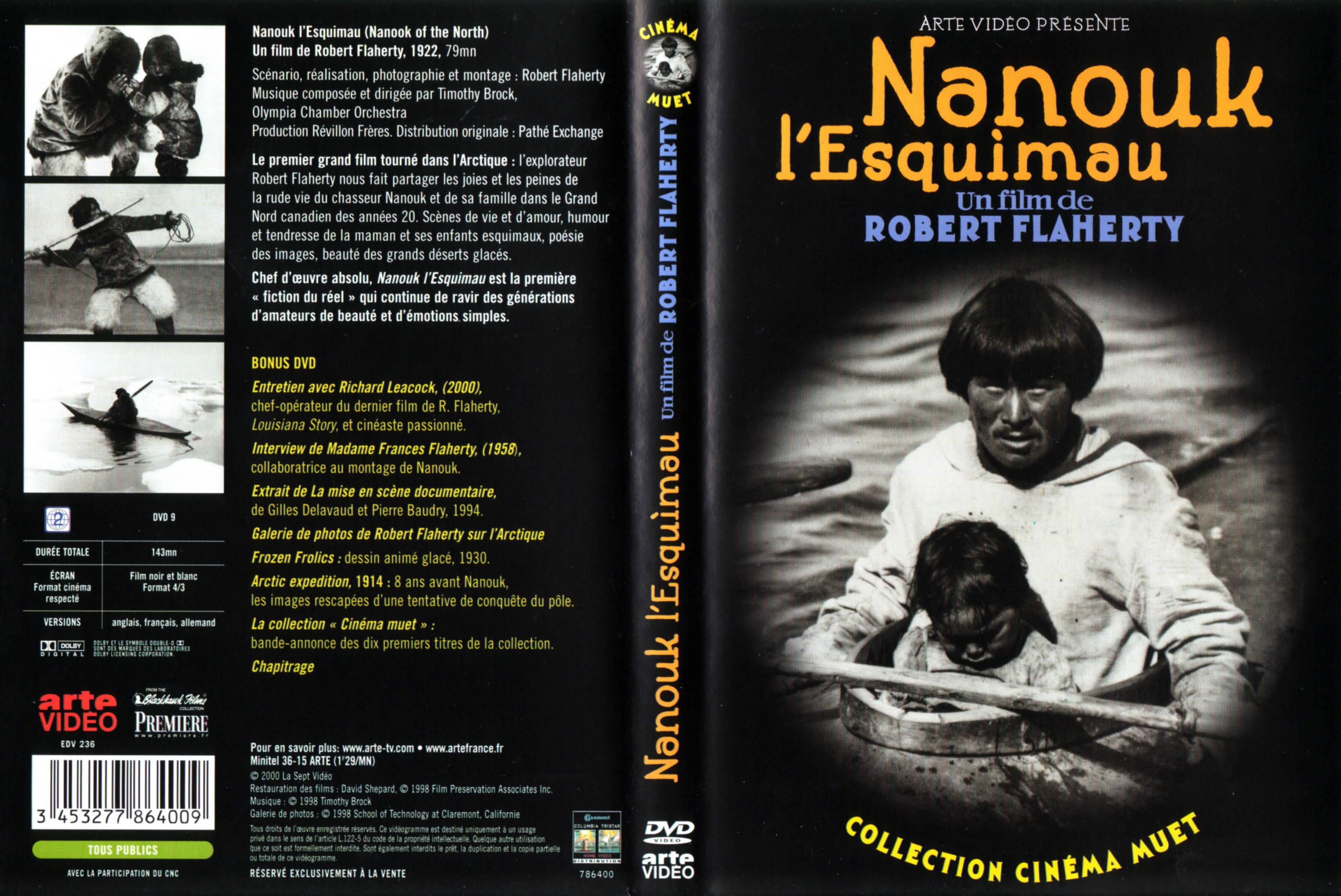 Jaquette DVD Nanouk l