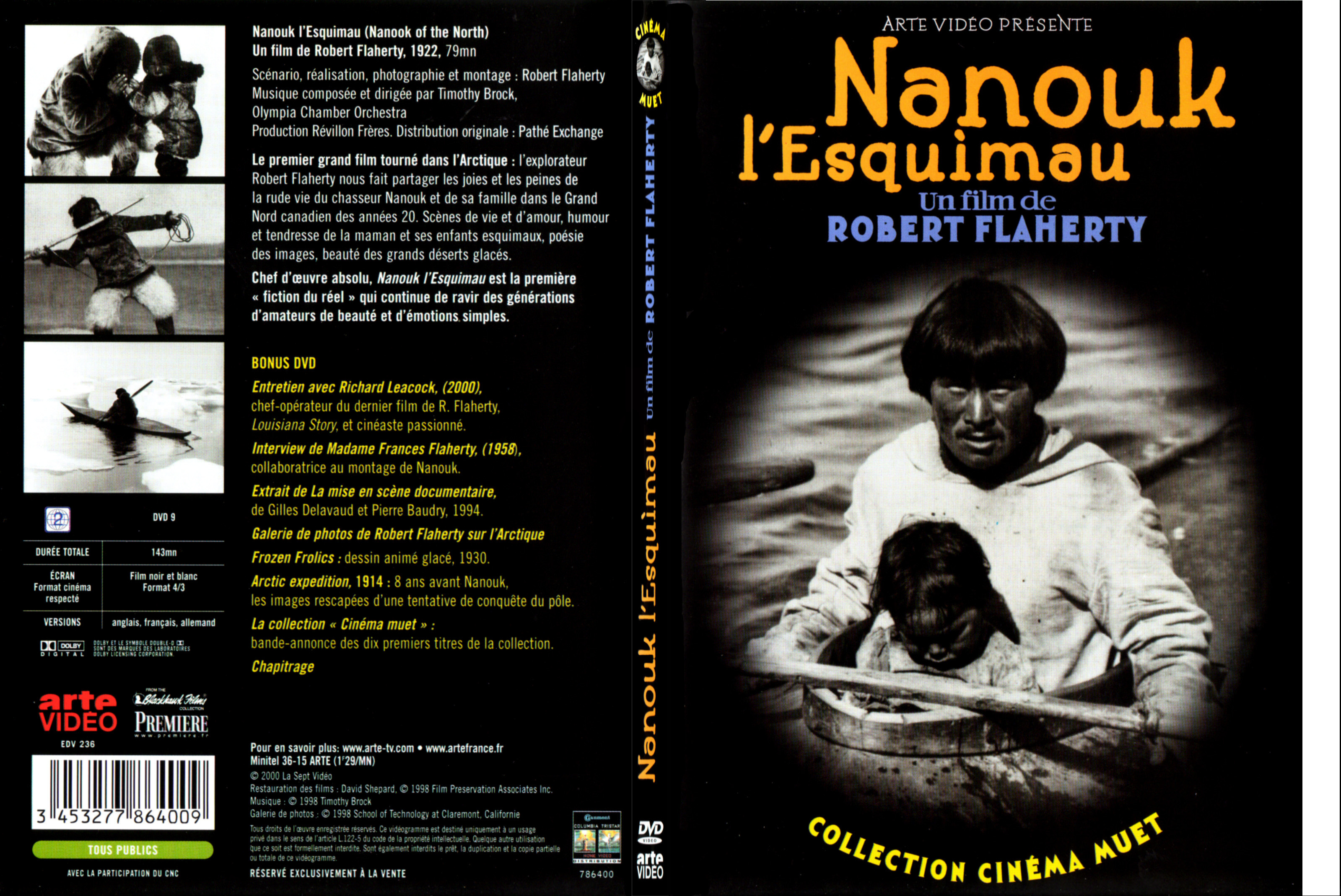 Jaquette DVD Nanouk l
