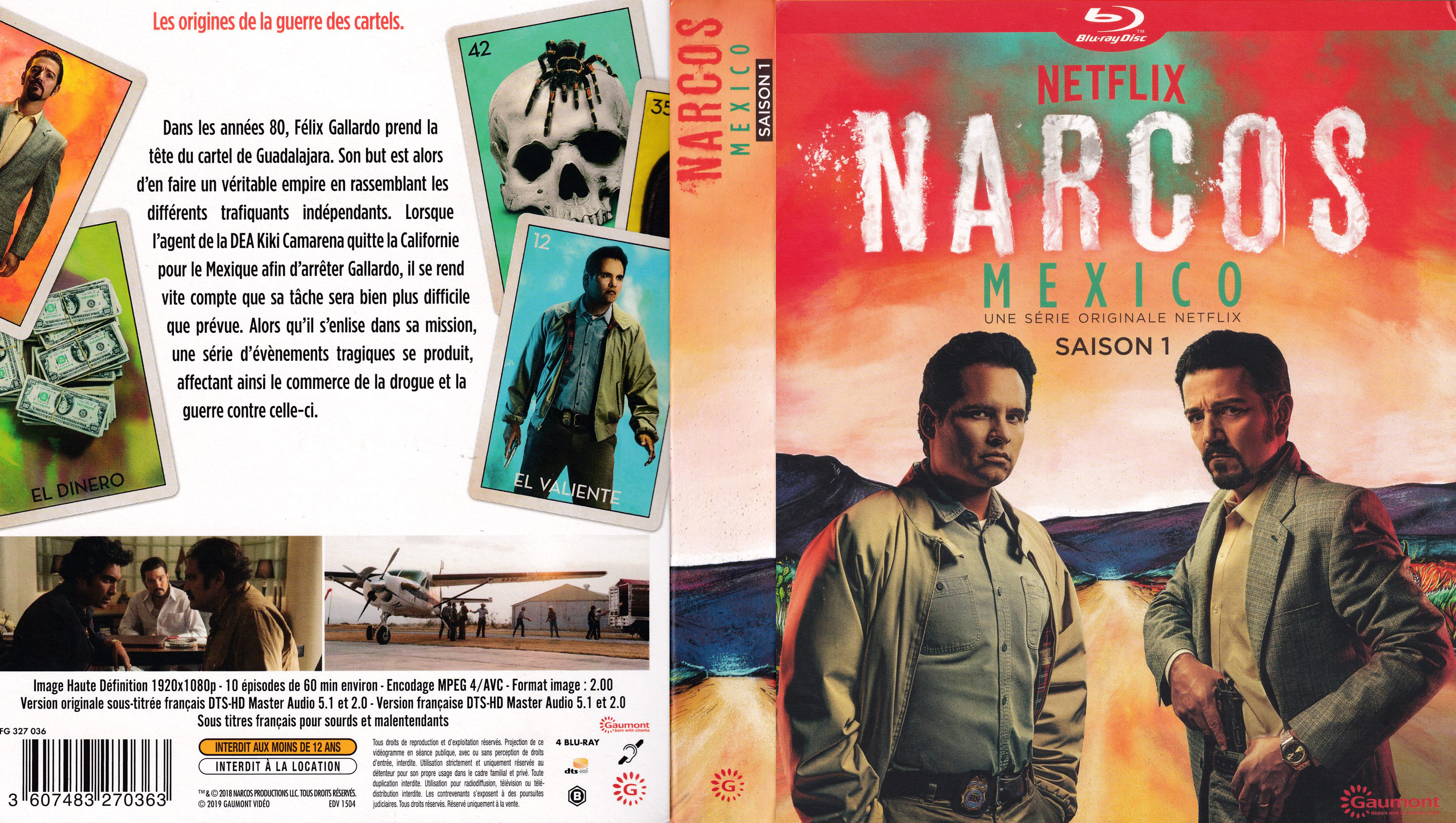 Jaquette DVD Narcos Mexico Saison 1 (BLU-RAY)
