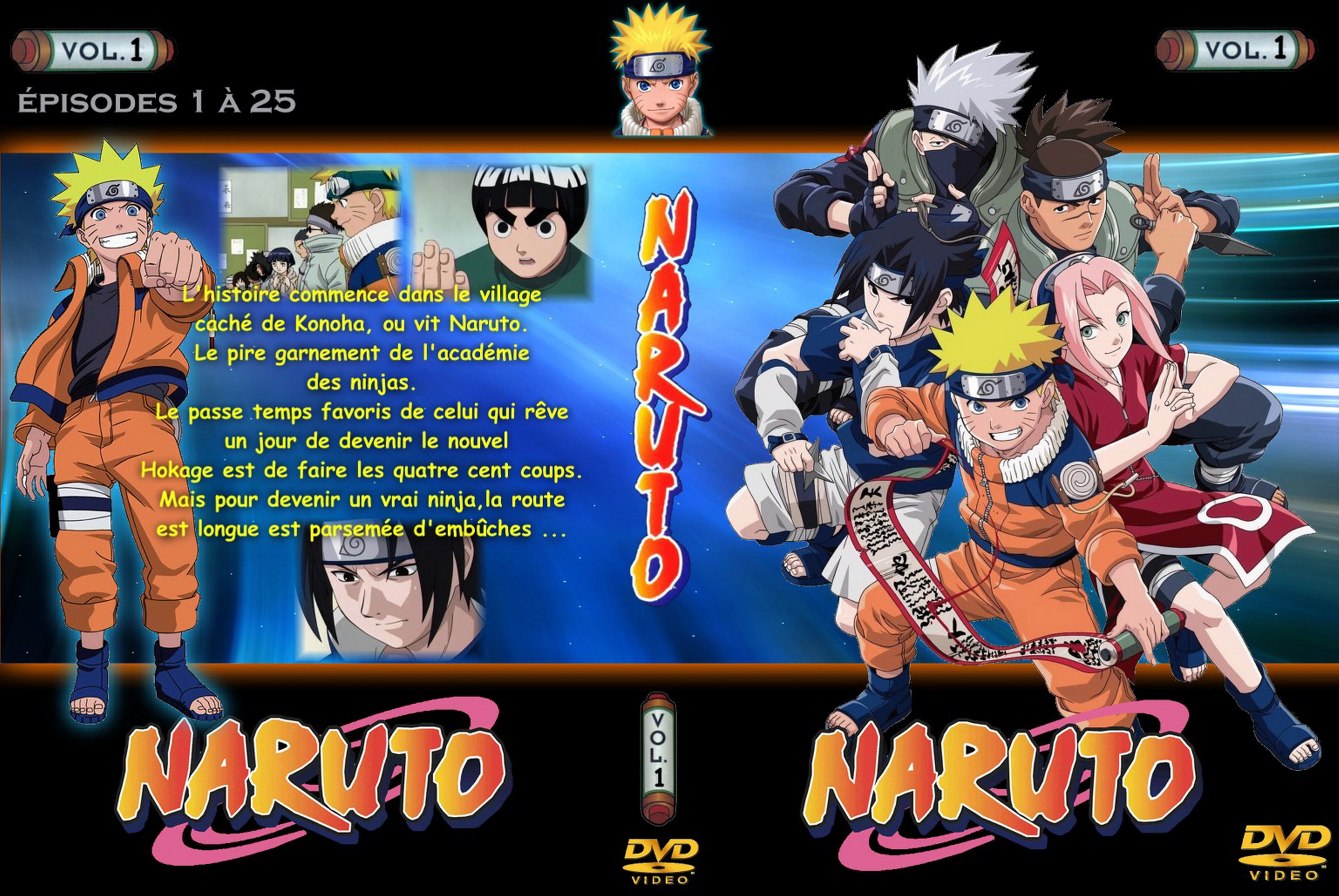 Jaquette DVD Naruto vol 01 v2