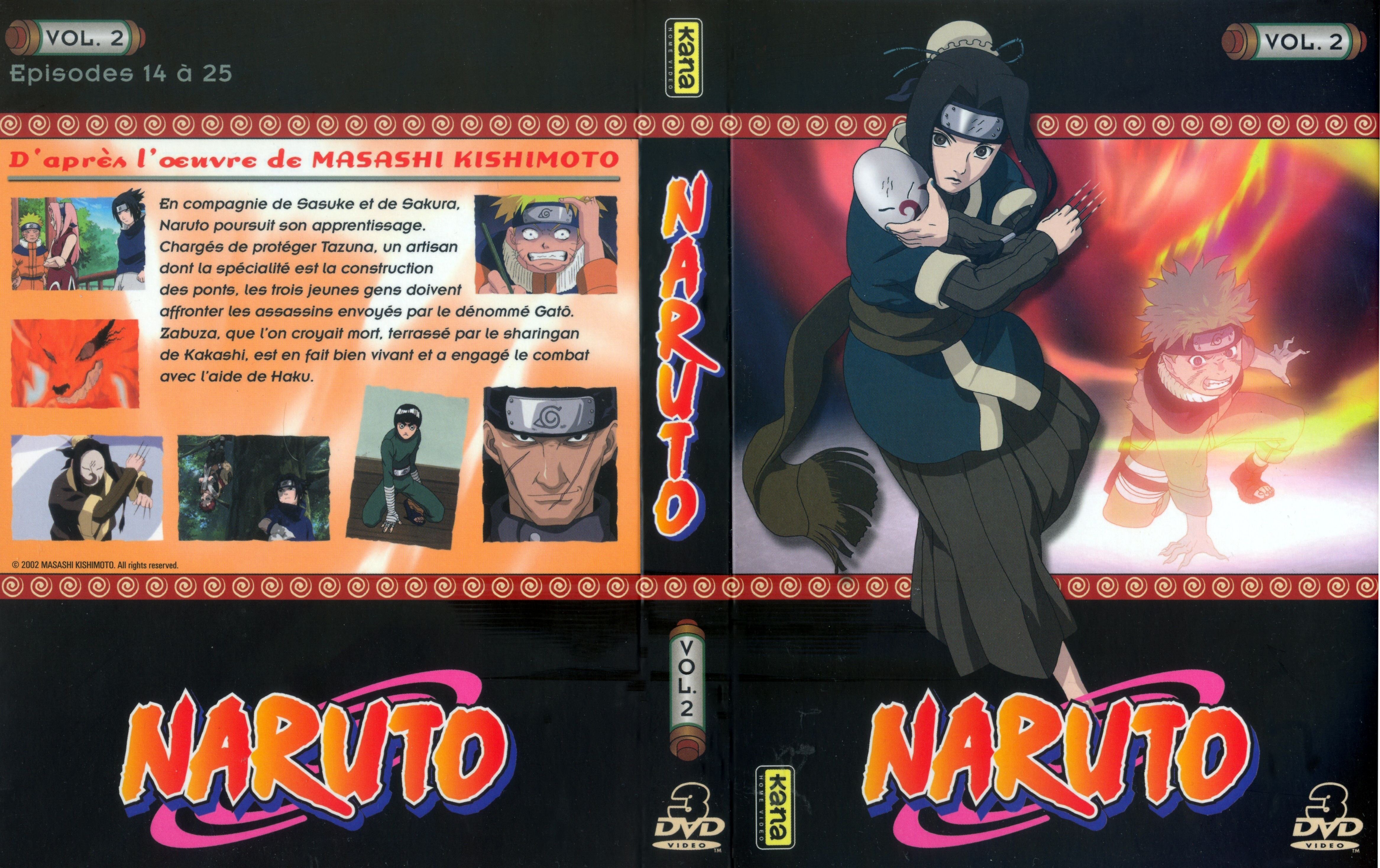 Jaquette DVD Naruto vol 02