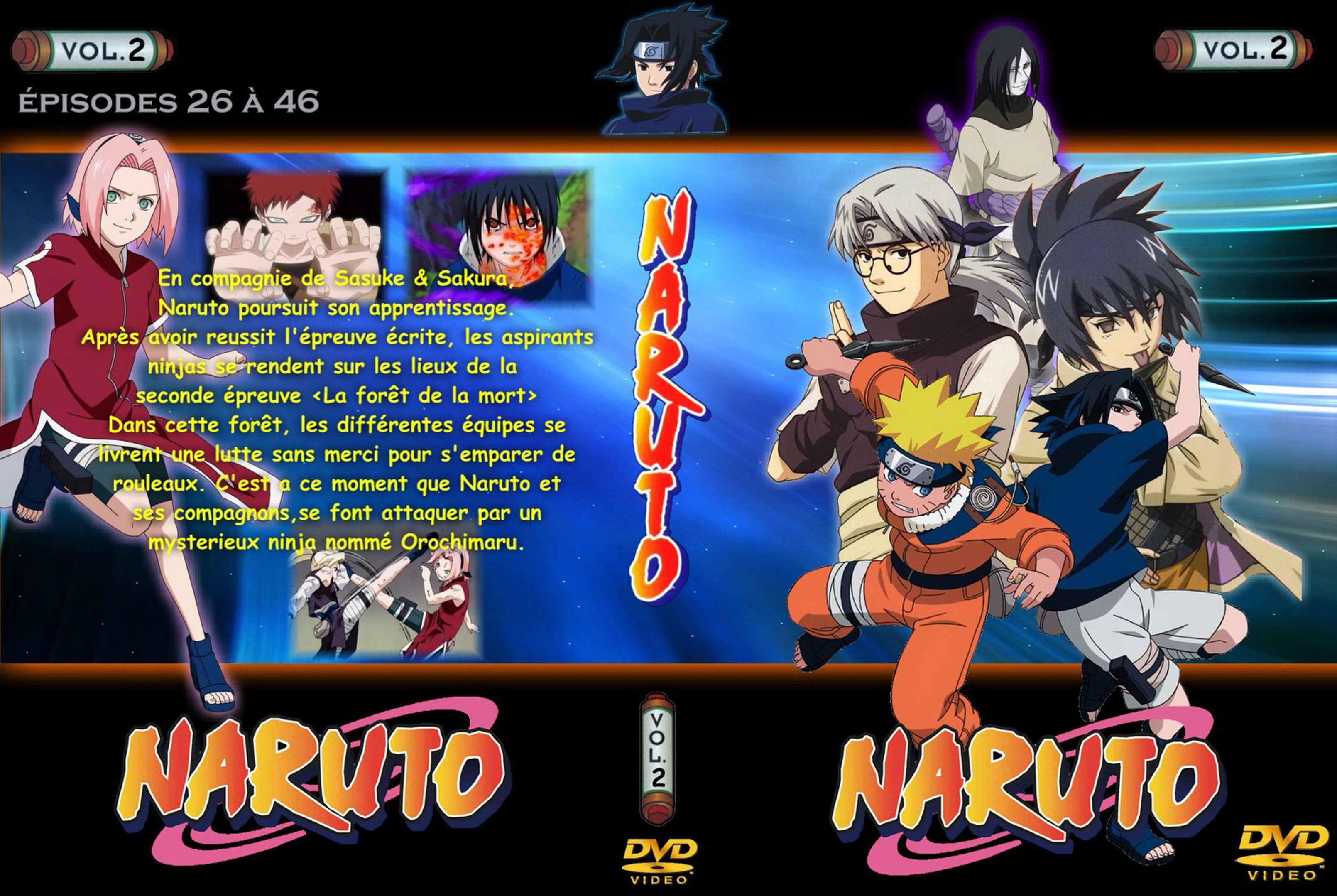 Jaquette DVD Naruto vol 02 v2