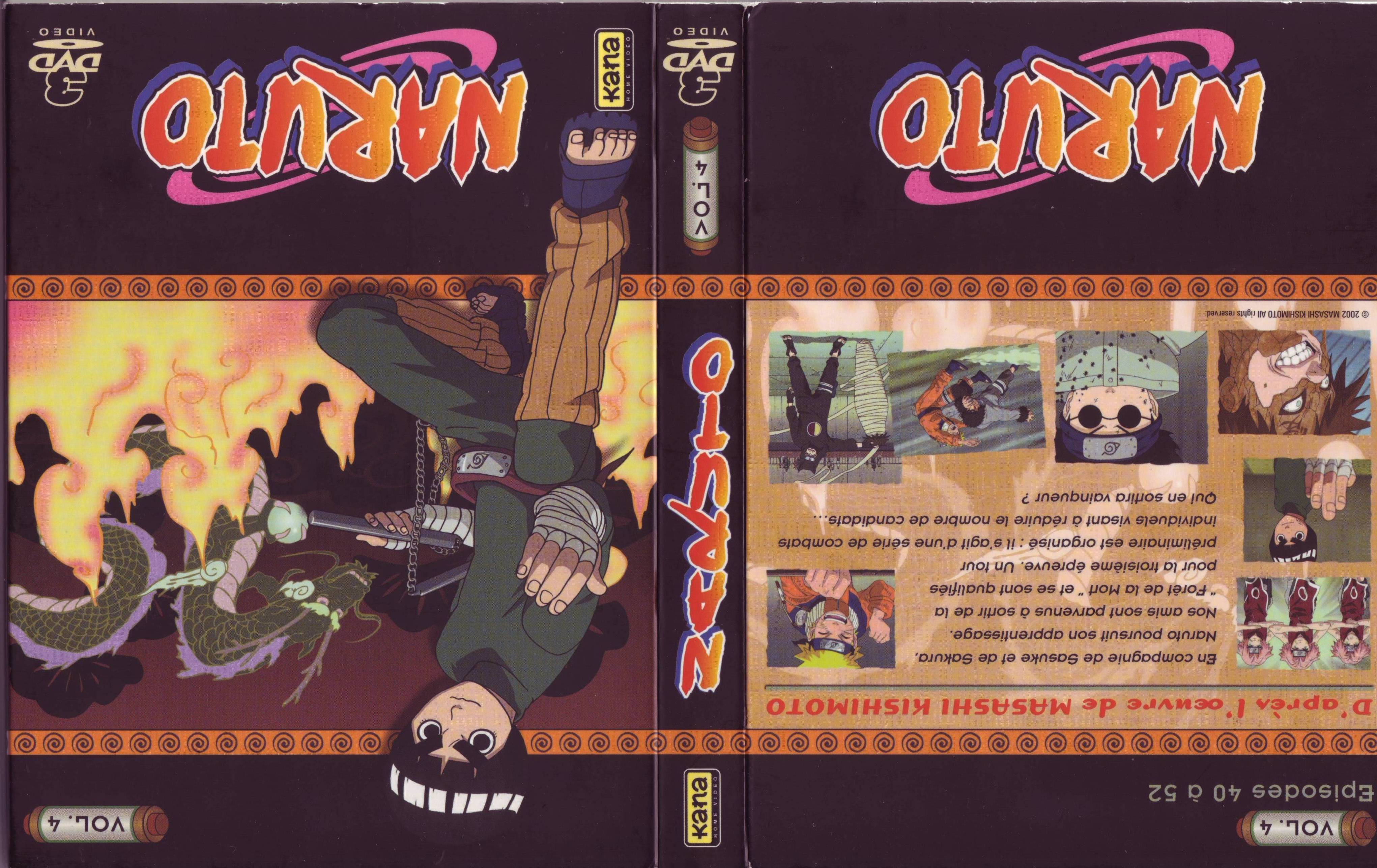 Jaquette DVD Naruto vol 04