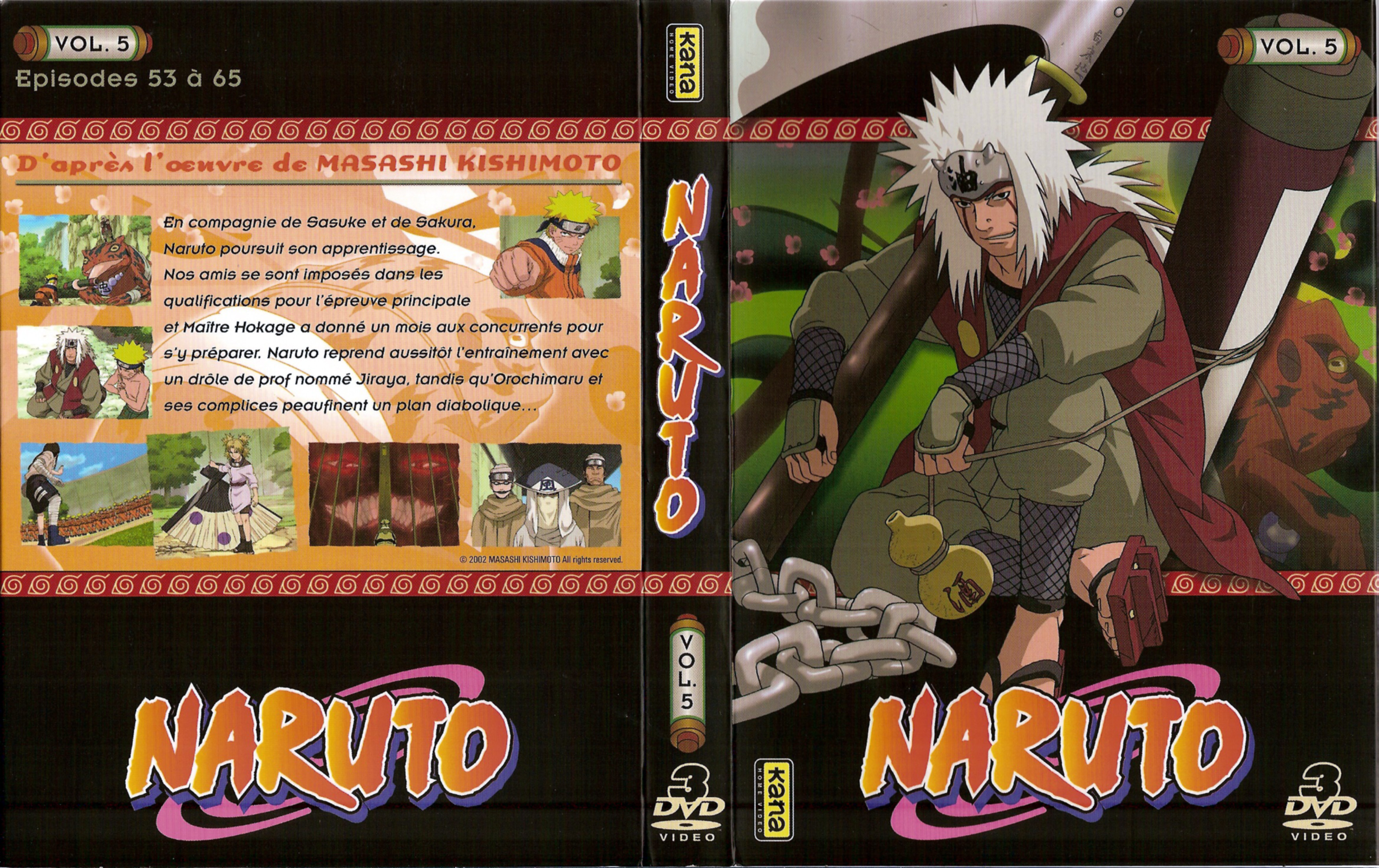 Jaquette DVD Naruto vol 05