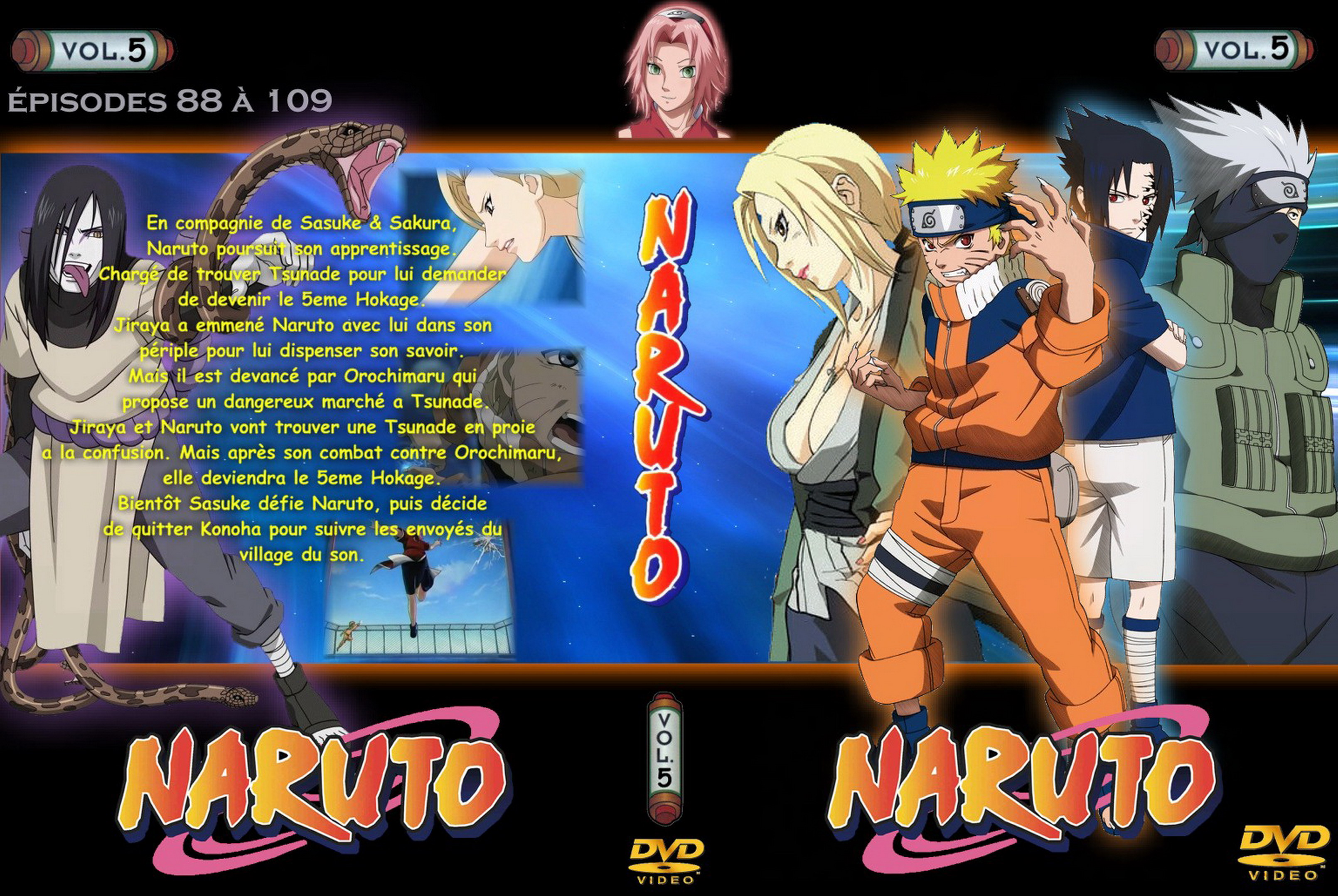 Jaquette DVD Naruto vol 05 v2